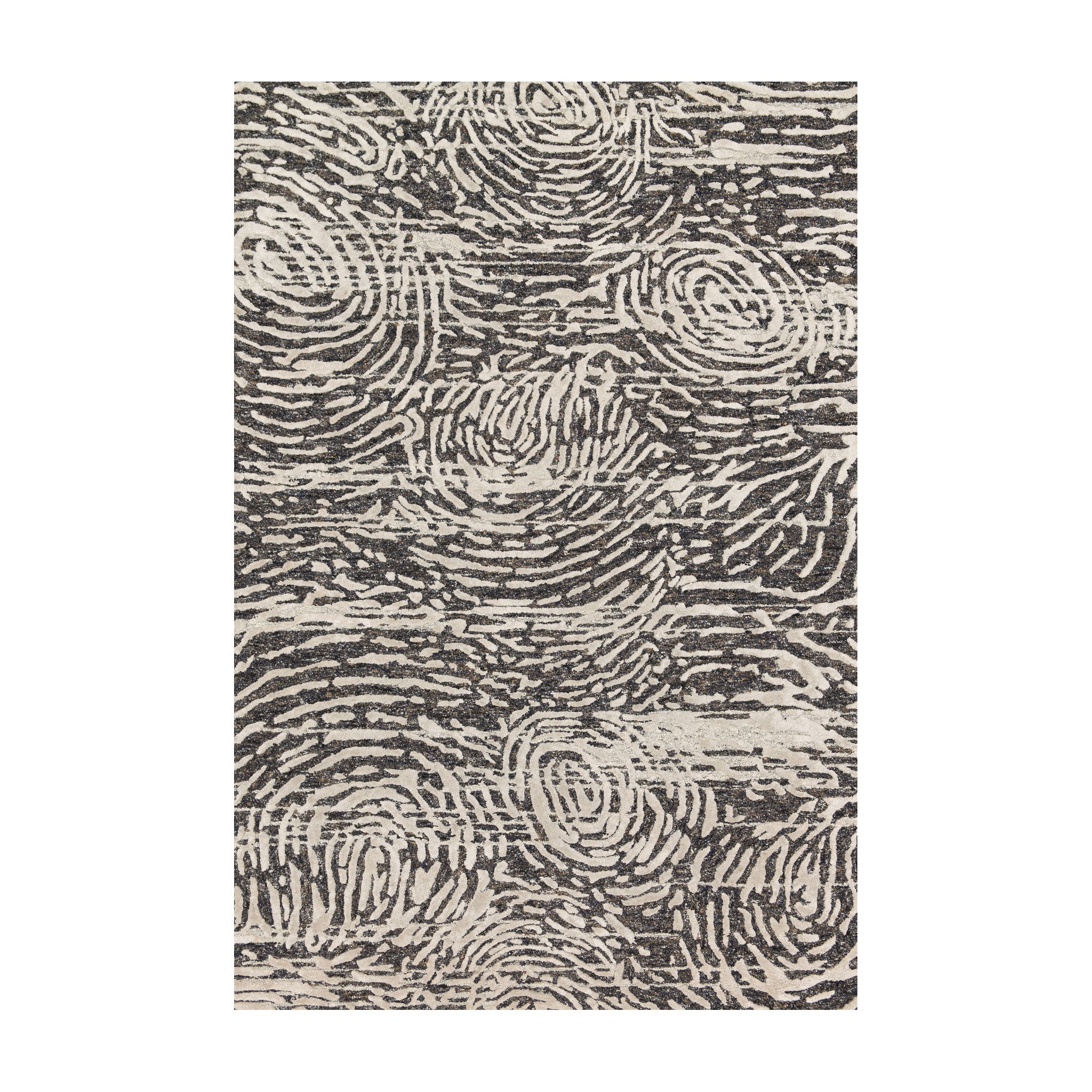 Loloi Juneau Charcoal / Silver Rug RUGS - wool Loloi 18" x 18"