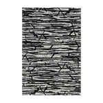 Loloi Juneau Ivory / Black Rug RUGS - wool Loloi 18" x 18"