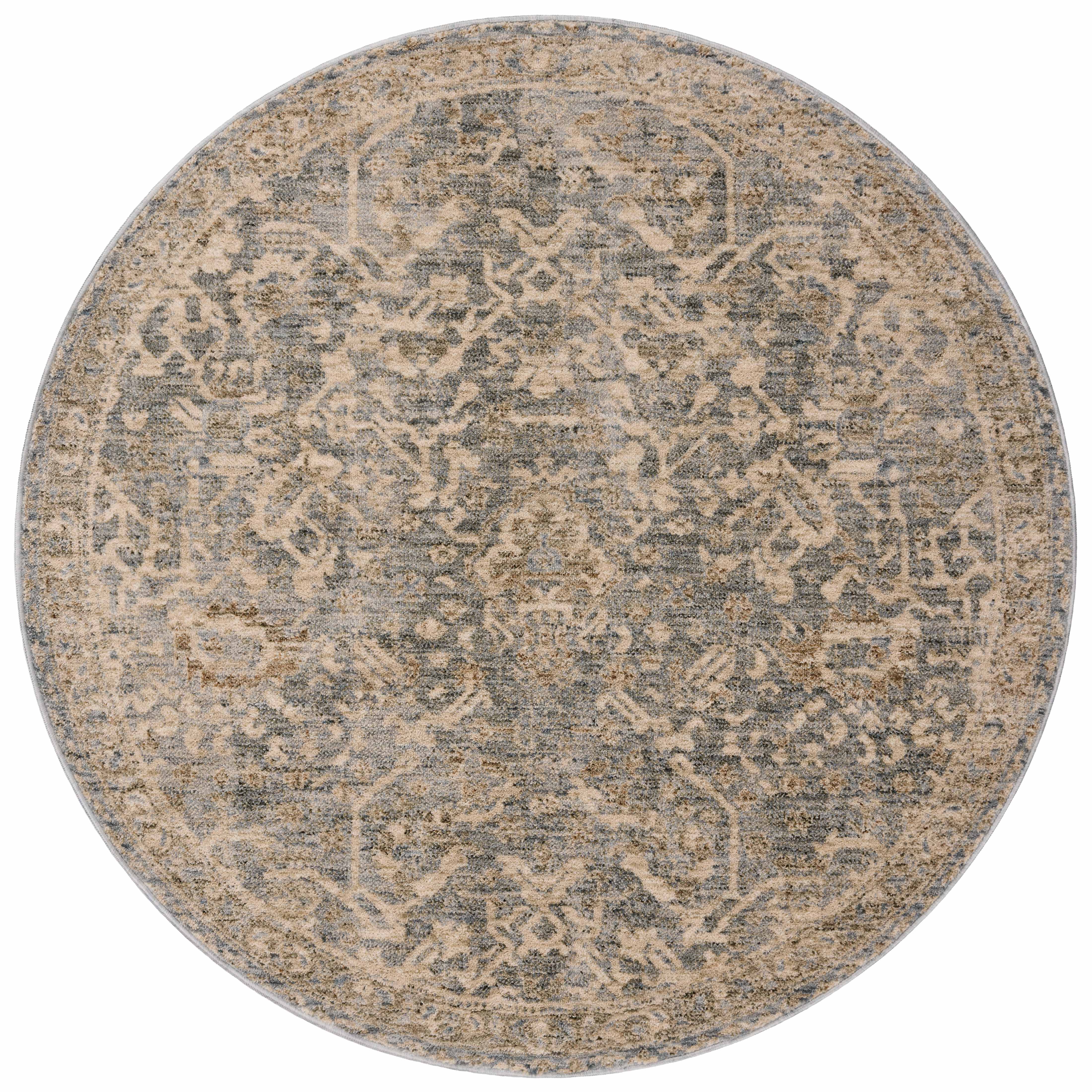 Joanna Gaines x Loloi Junie Blue / Natural Rug RUGS - synthetic Loloi