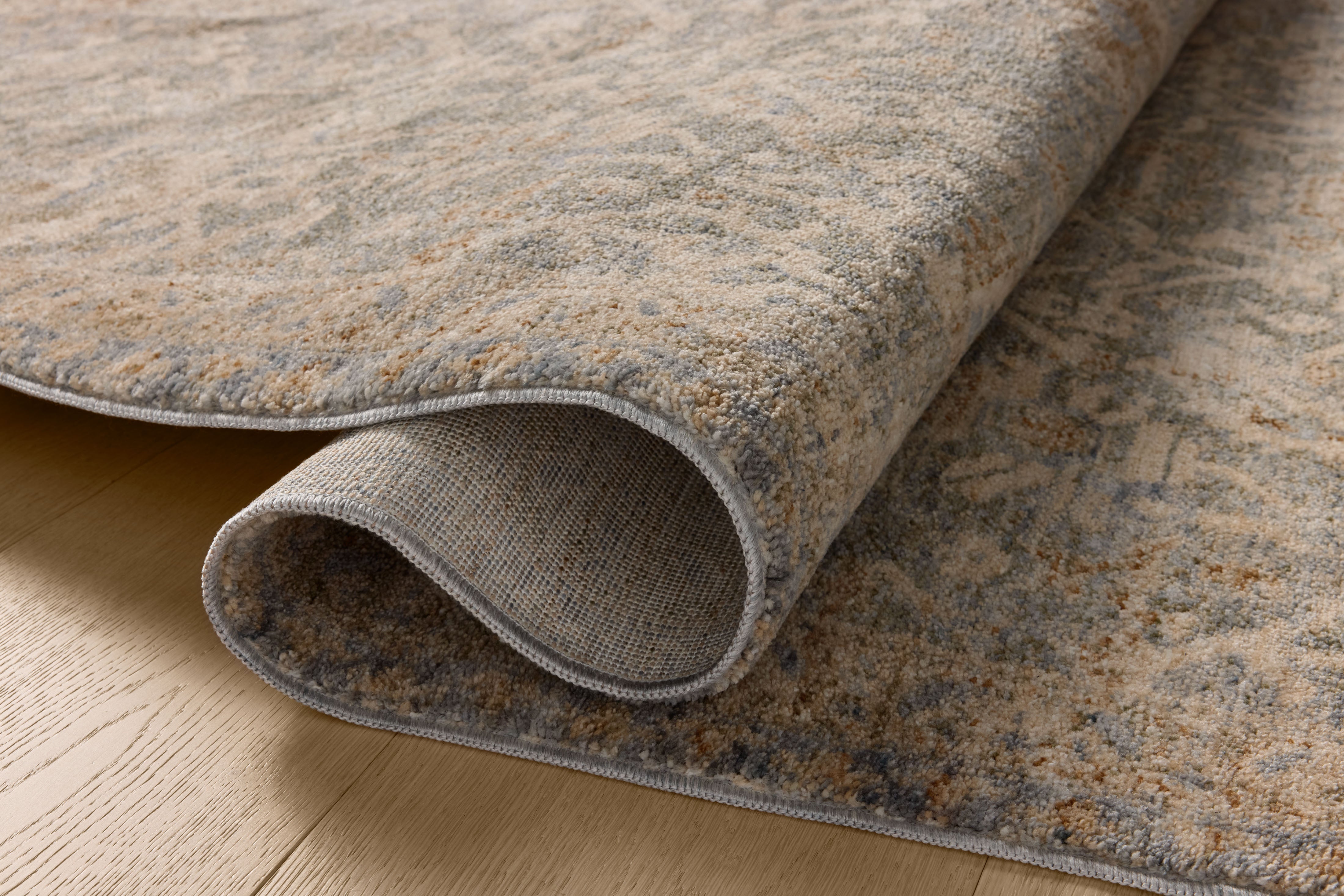 Joanna Gaines x Loloi Junie Blue / Natural Rug RUGS - synthetic Loloi