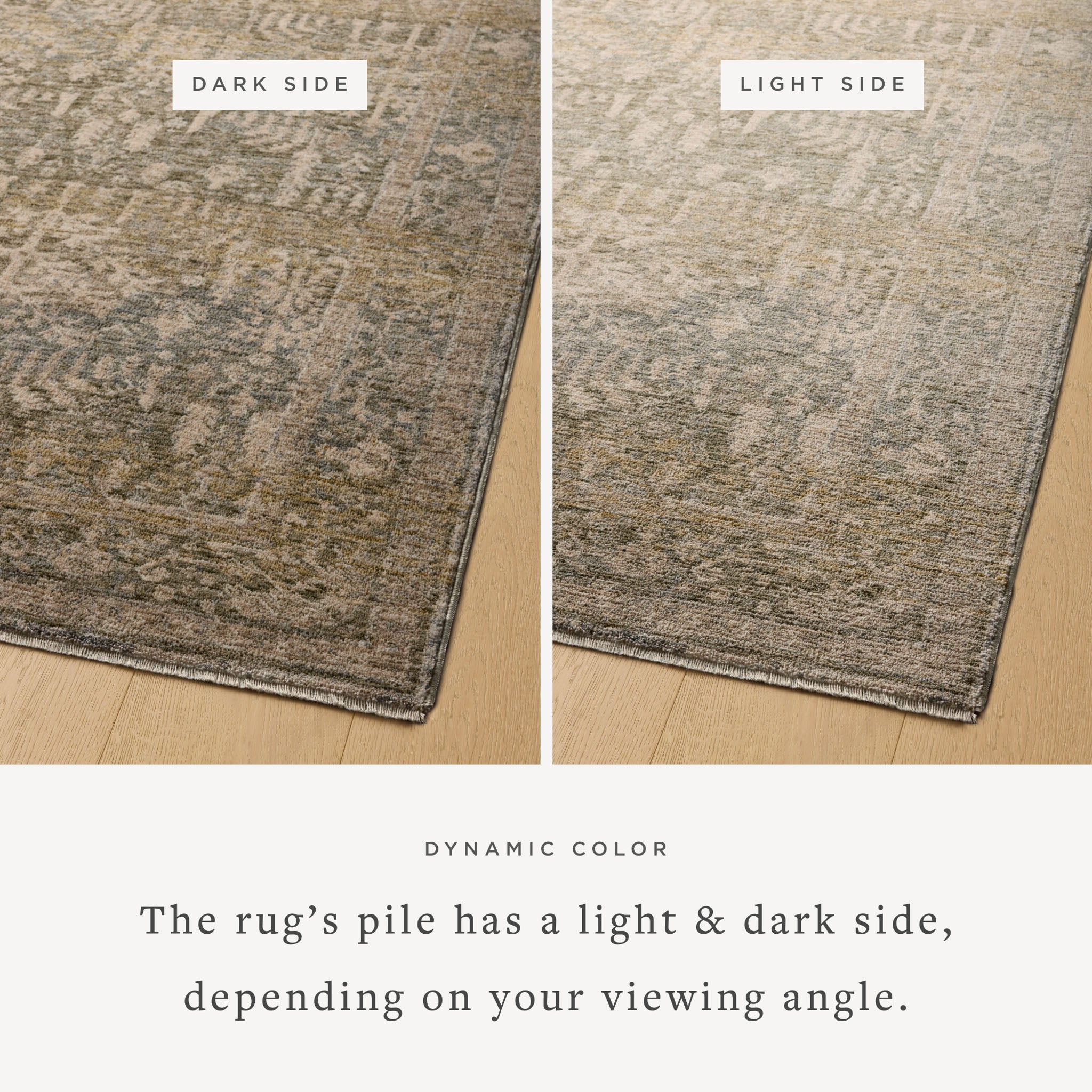 Joanna Gaines x Loloi Junie Moss / Natural Rug RUGS - synthetic Loloi