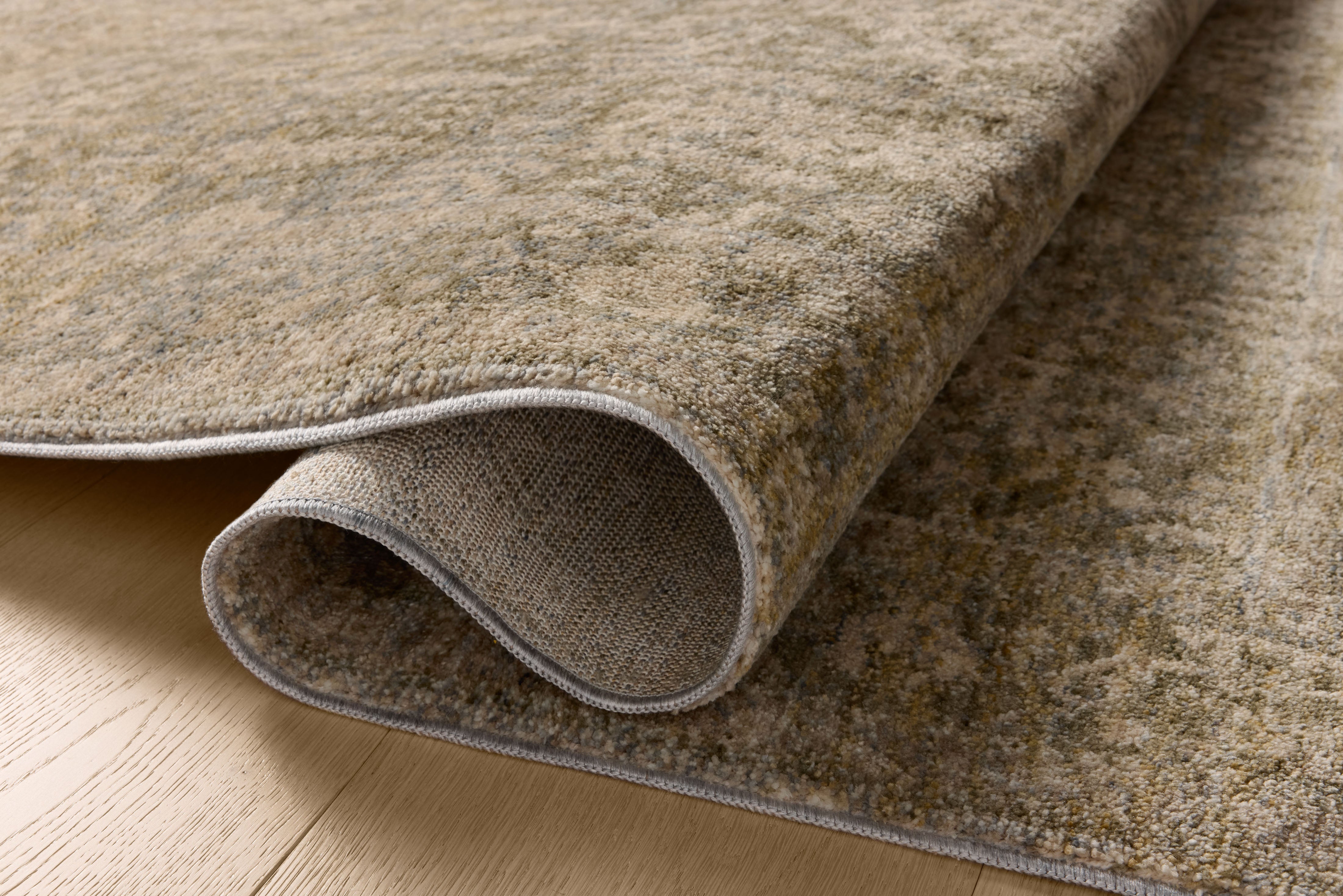 Joanna Gaines x Loloi Junie Moss / Natural Rug RUGS - synthetic Loloi