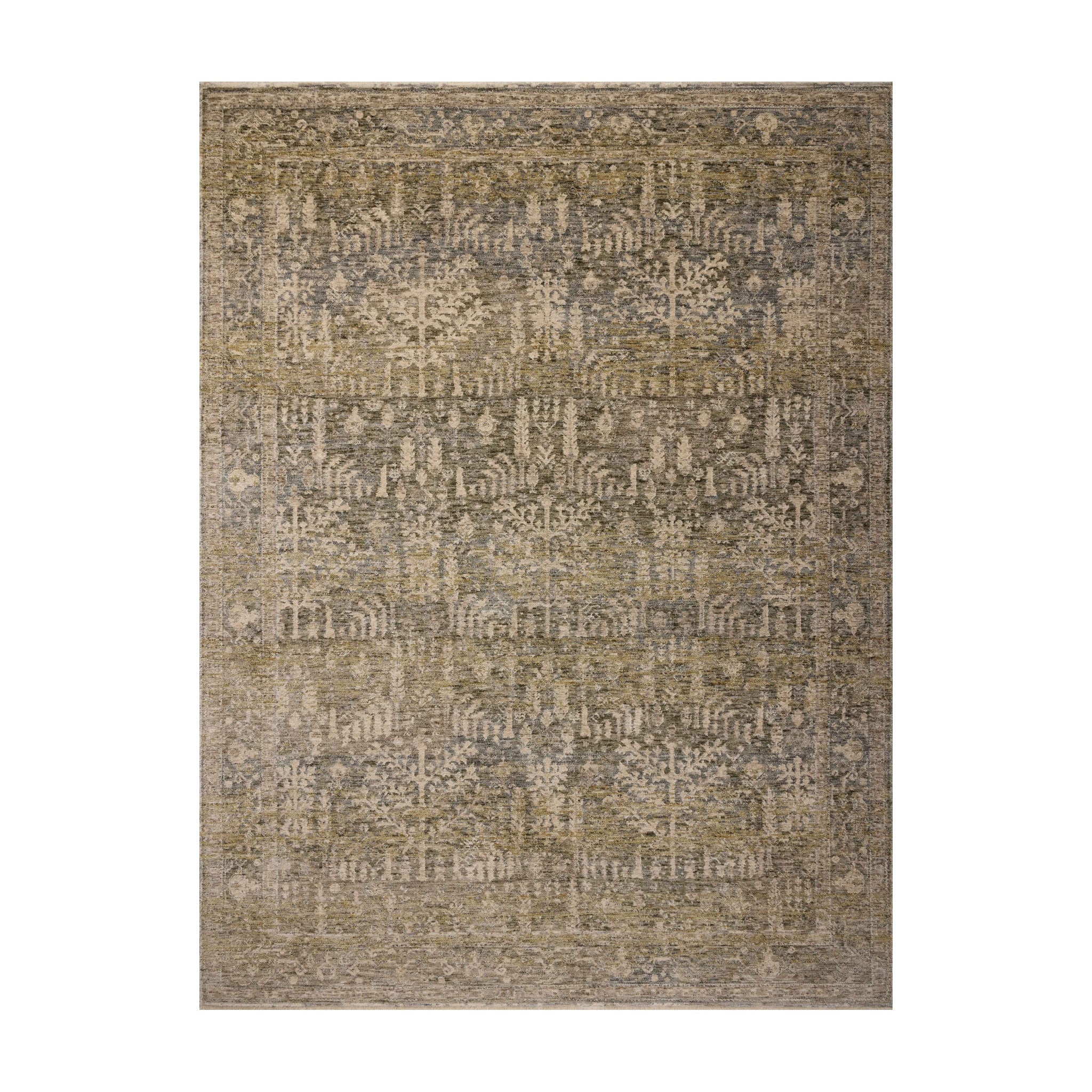 Joanna Gaines x Loloi Junie Moss / Natural Rug RUGS - synthetic Loloi 18" x 18"