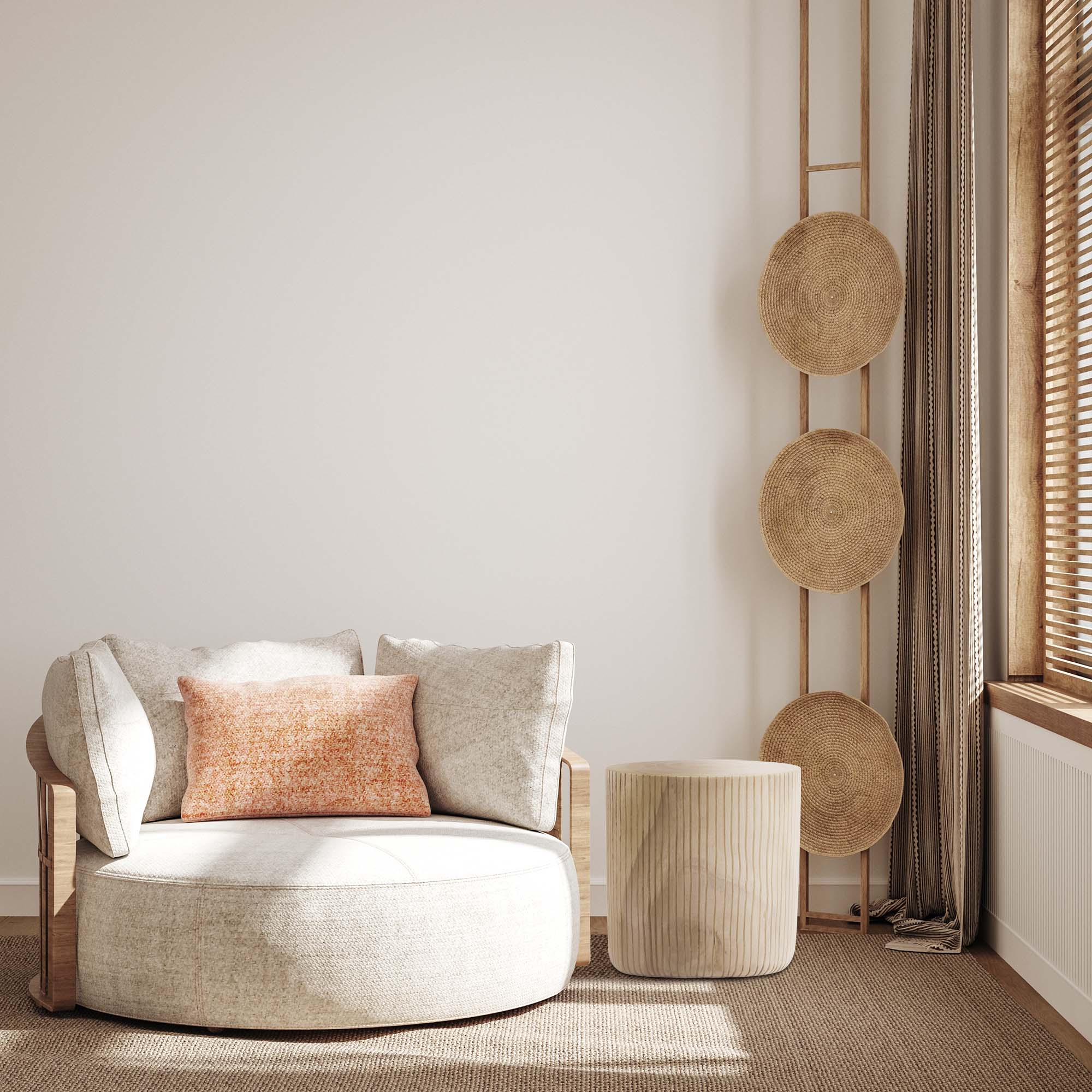 Java Wood Stool – view 2