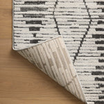 Loloi Kamala Charcoal / Dove Rug 0-RUGS-patterned Loloi