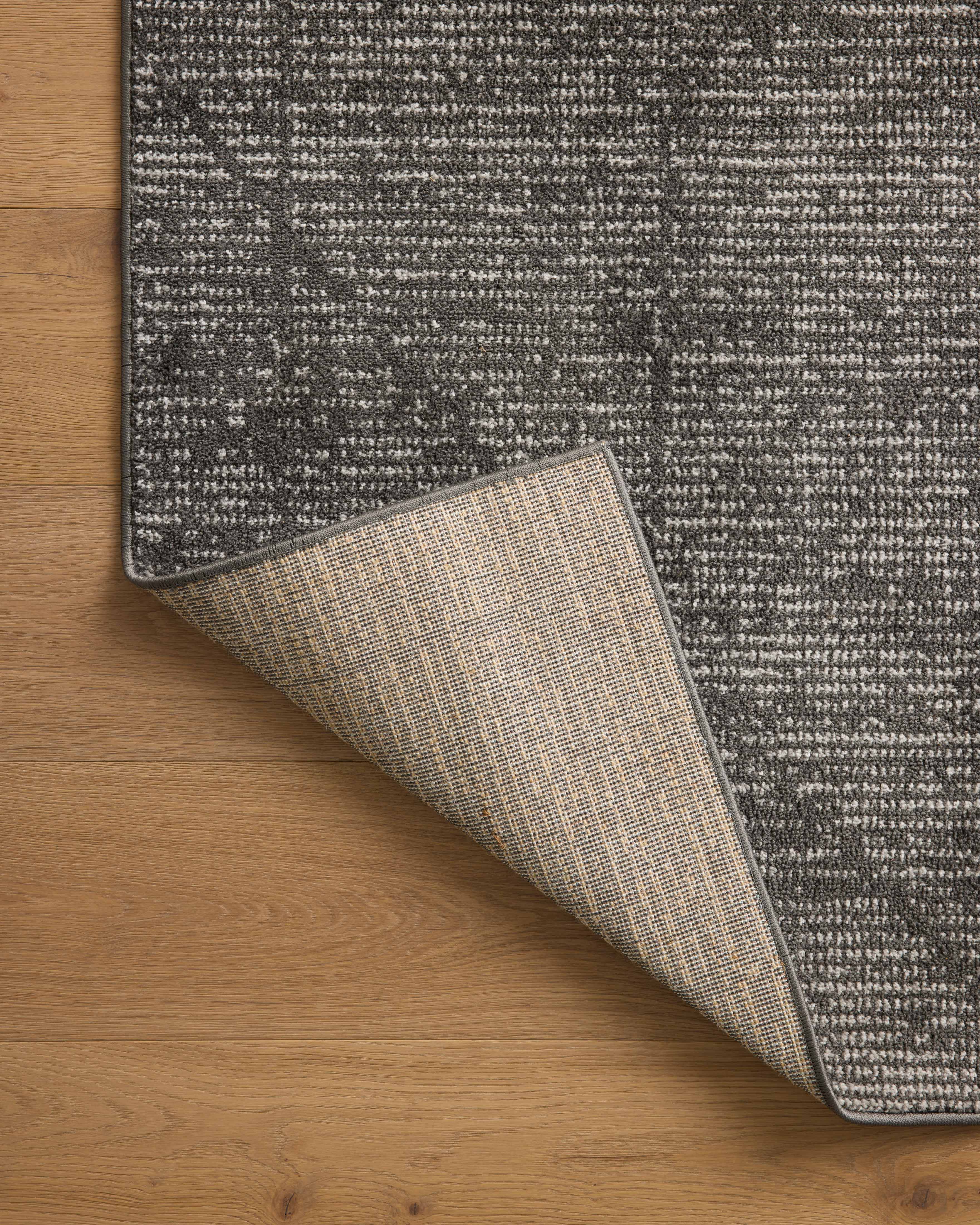 Loloi Kamala Charcoal / Ivory Rug 0-RUGS-patterned Loloi