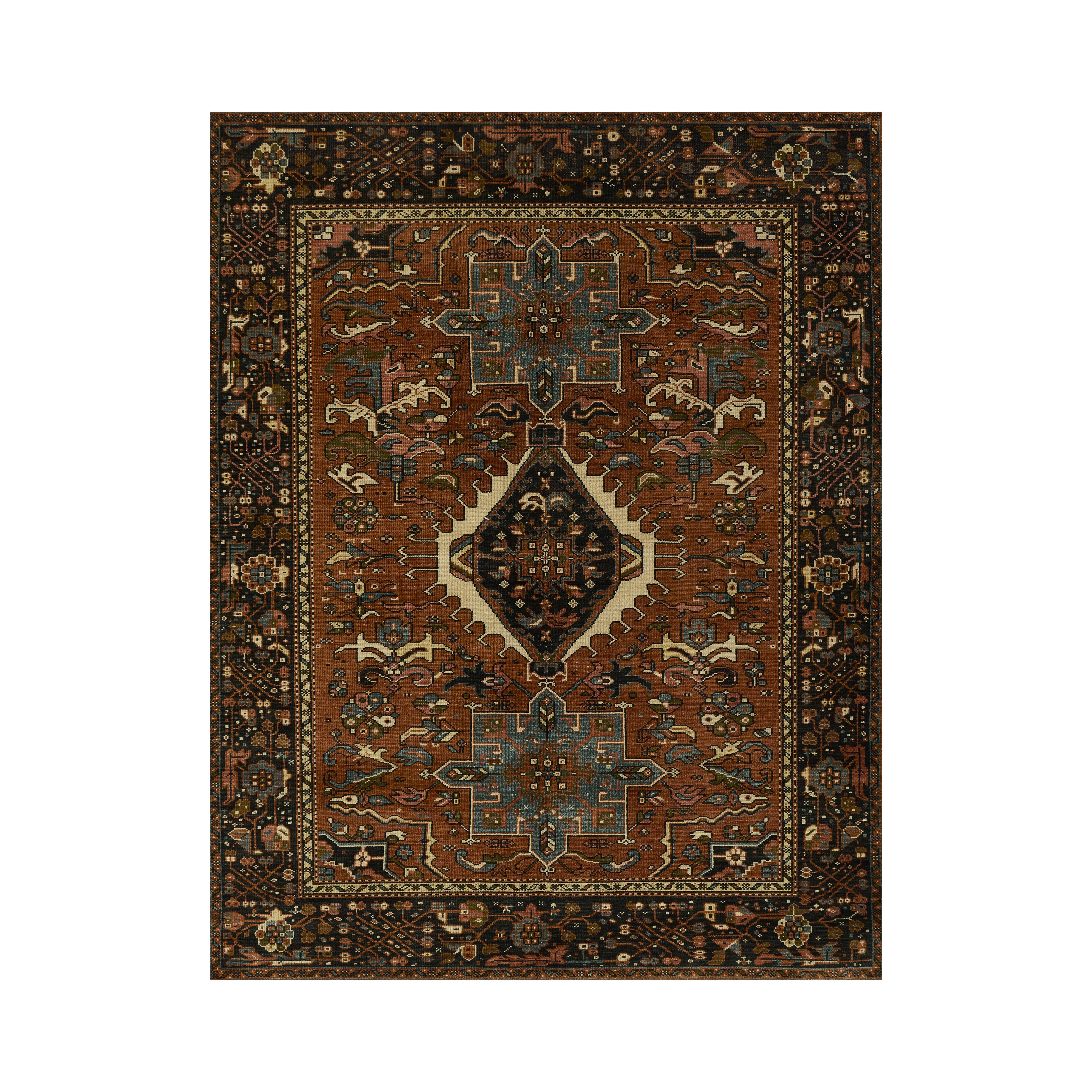 Karaj Hand Knotted Rug RUGS - wool Momeni 2'6" x 8' Runner