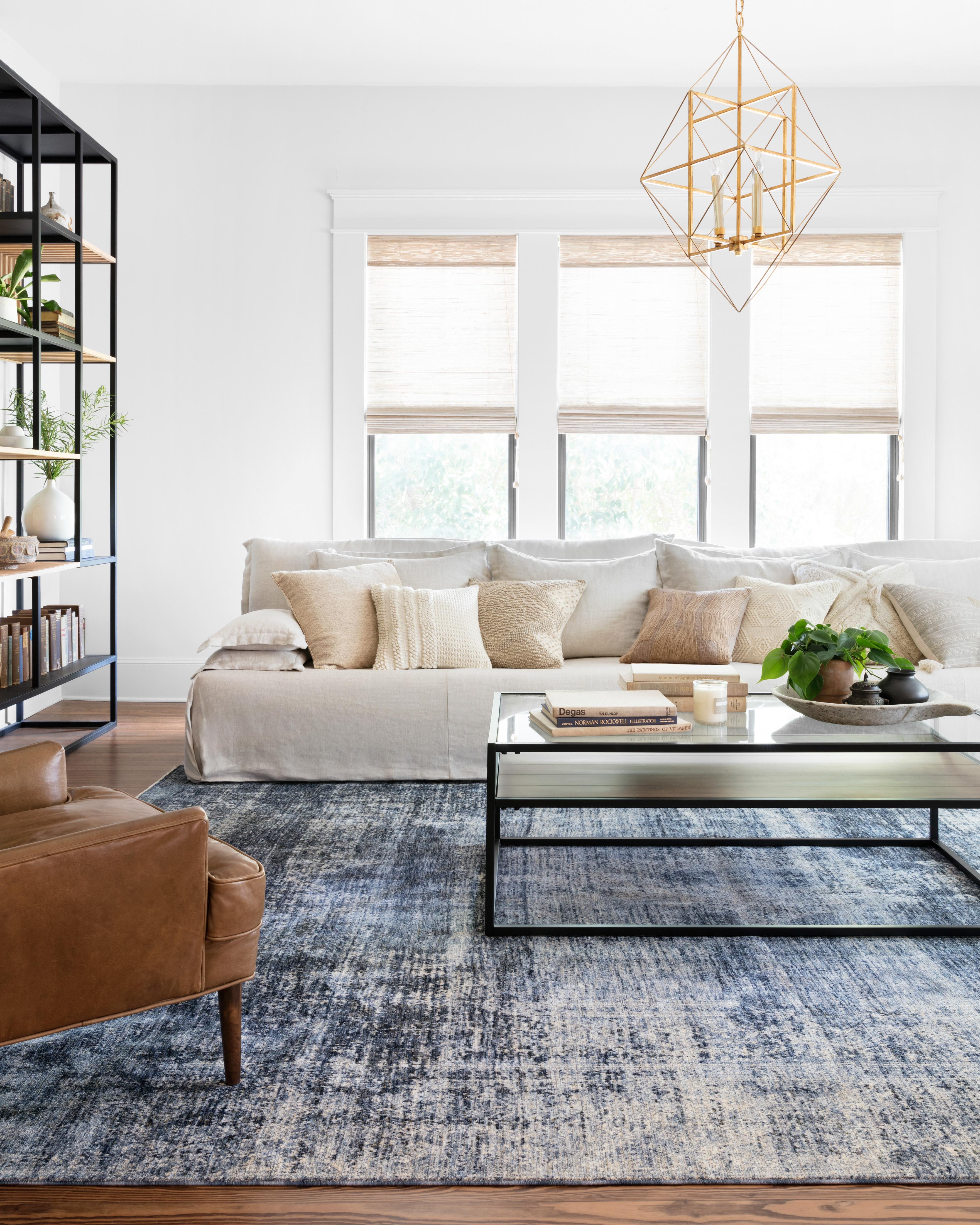 Magnolia Home By Joanna Gaines x Loloi Kennedy Denim Rug RUGS - synthetic Loloi