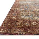 Magnolia Home By Joanna Gaines x Loloi Kennedy Denim / Brick Rug RUGS - synthetic Loloi