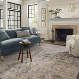 Jean Stoffer x Loloi Katherine Charcoal / Gold Rug 0-patterned rugs Loloi