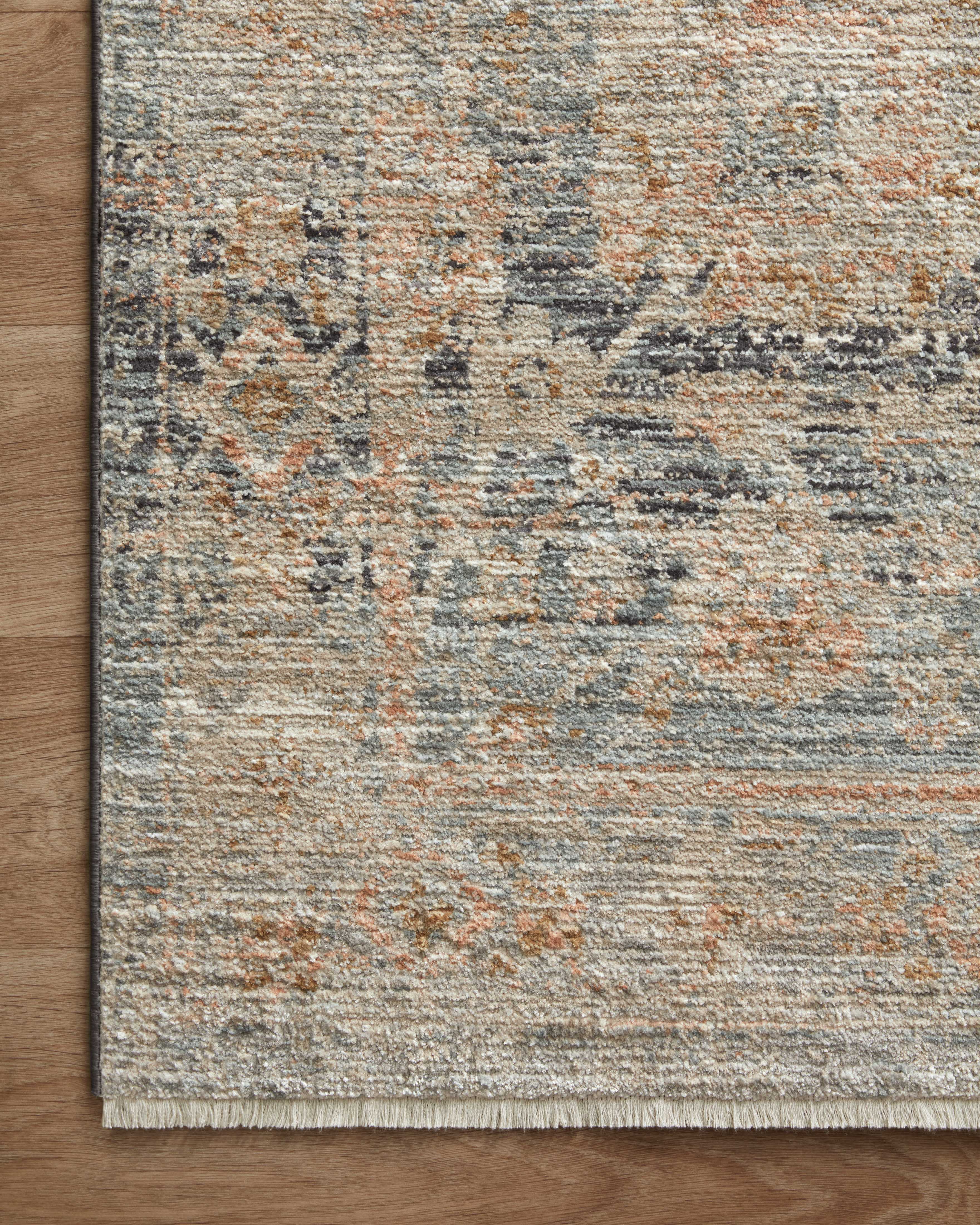 Jean Stoffer x Loloi Katherine Ocean / Coral Rug 0-patterned rugs Loloi