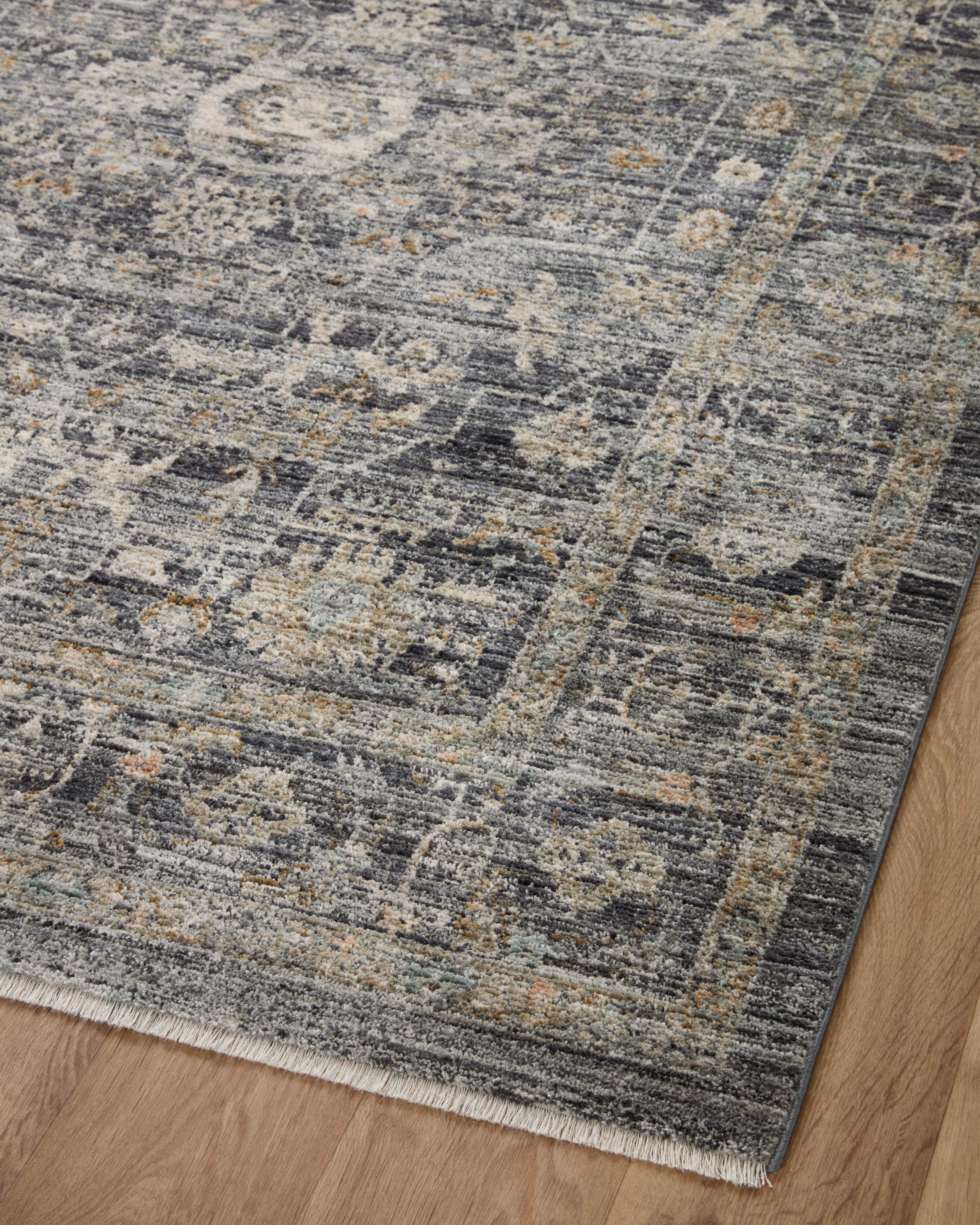 Jean Stoffer x Loloi Katherine Midnight / Tobacco Rug 0-patterned rugs Loloi