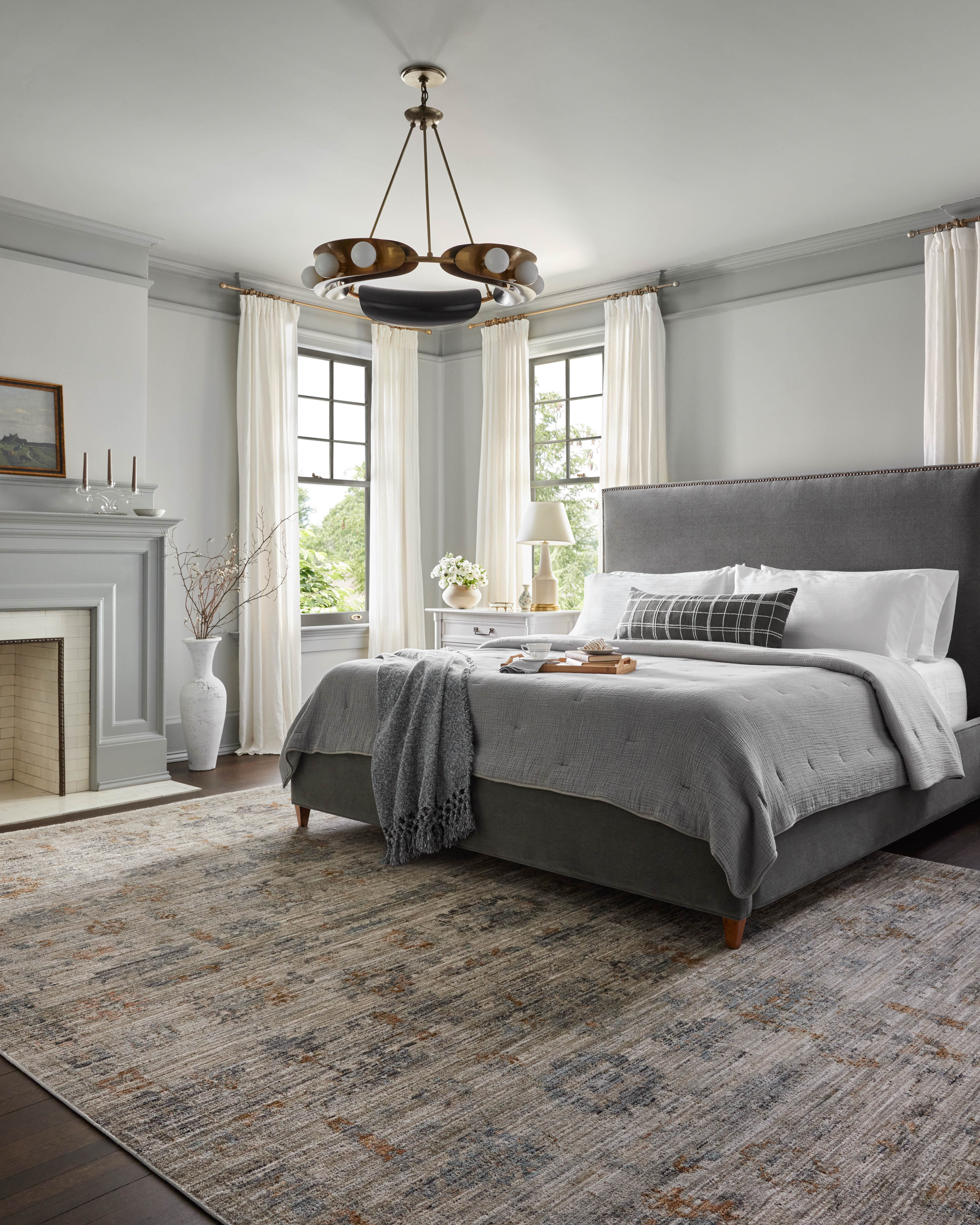 Jean Stoffer x Loloi Katherine Pebble / Ocean Rug 0-patterned rugs Loloi