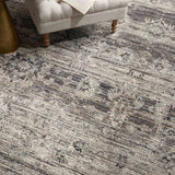 Jean Stoffer x Loloi Katherine Graphite / Jade Rug RUGS - synthetic Loloi