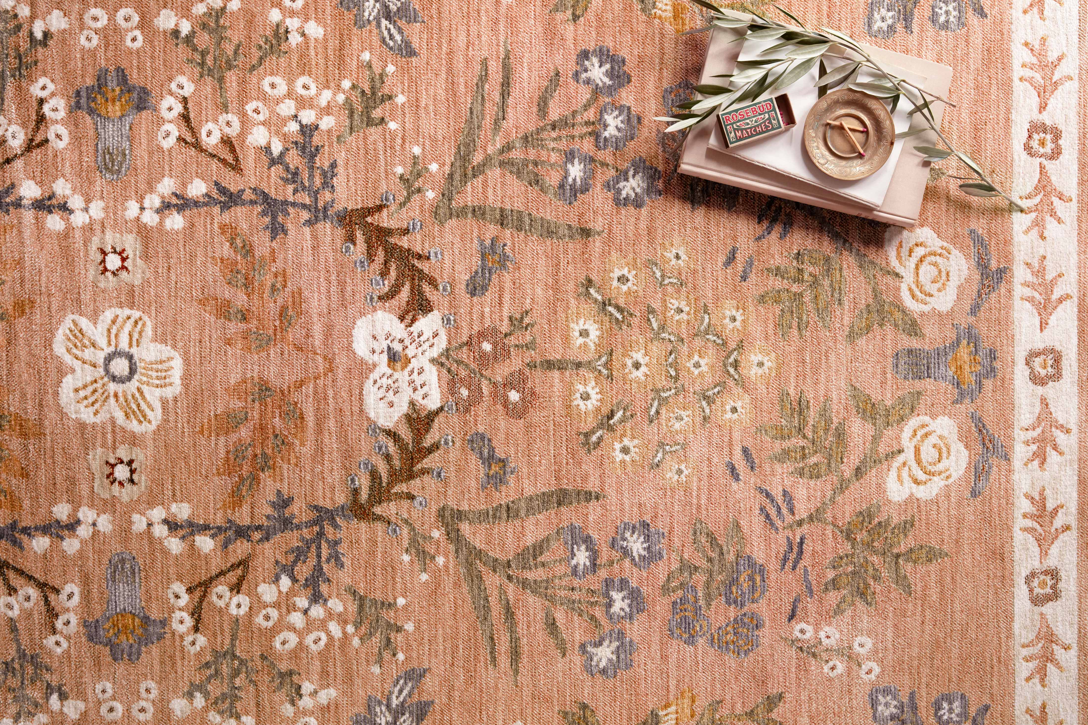 Rifle Paper Co. x Loloi Kismet Arabesque / Camel Rug 0-RUGS-patterned Loloi