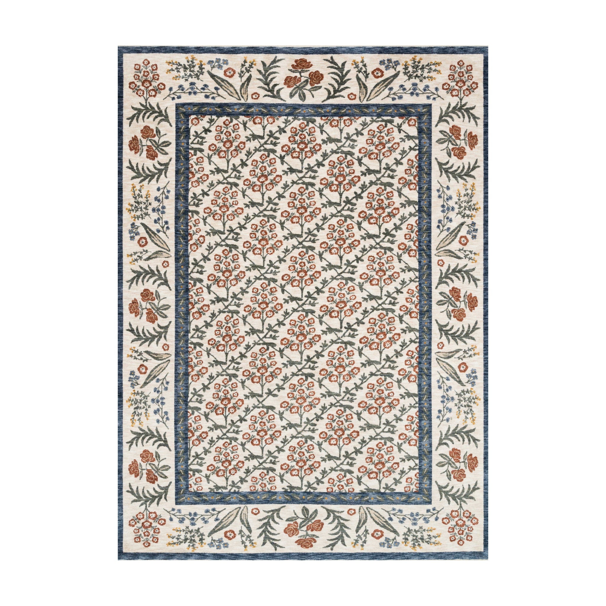 Rifle Paper Co. x Loloi Kismet Cream Rug RUGS - synthetic Loloi 18" x 18"