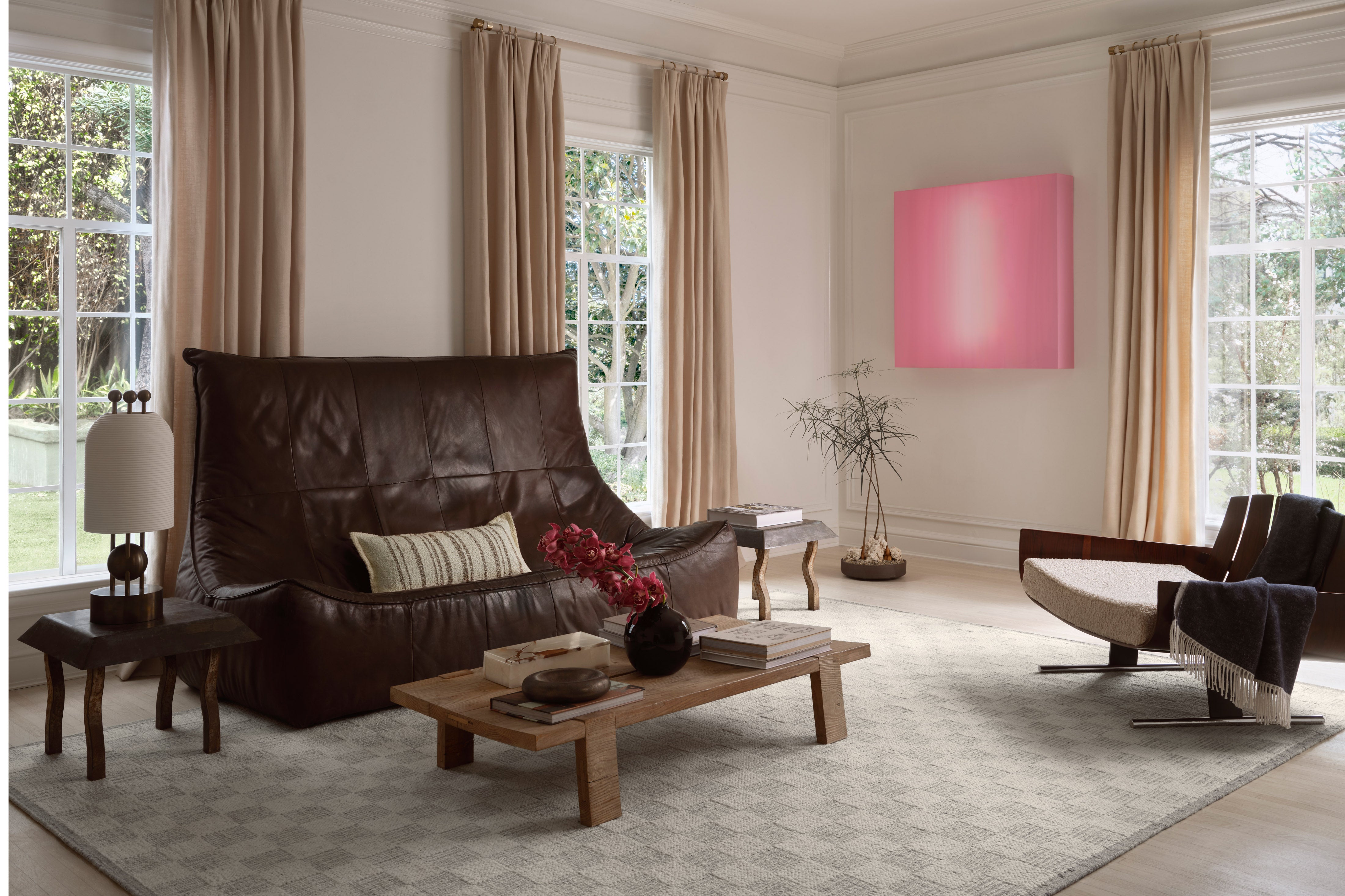 Brigette Romanek x Loloi Knox Ivory / Sky Rug 1- RUGS - wool Loloi