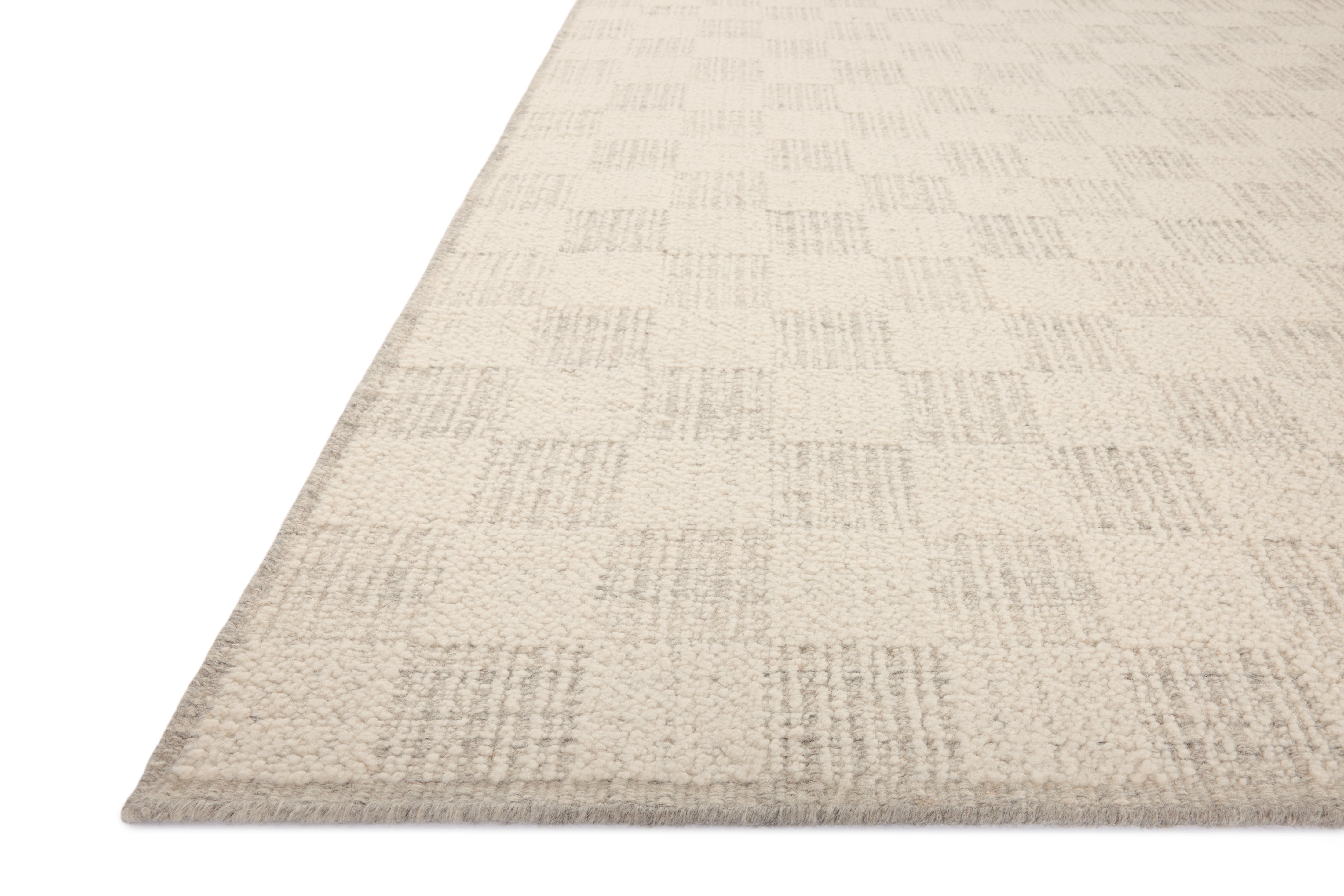 Brigette Romanek x Loloi Knox Ivory / Silver Rug 1- RUGS - wool Loloi