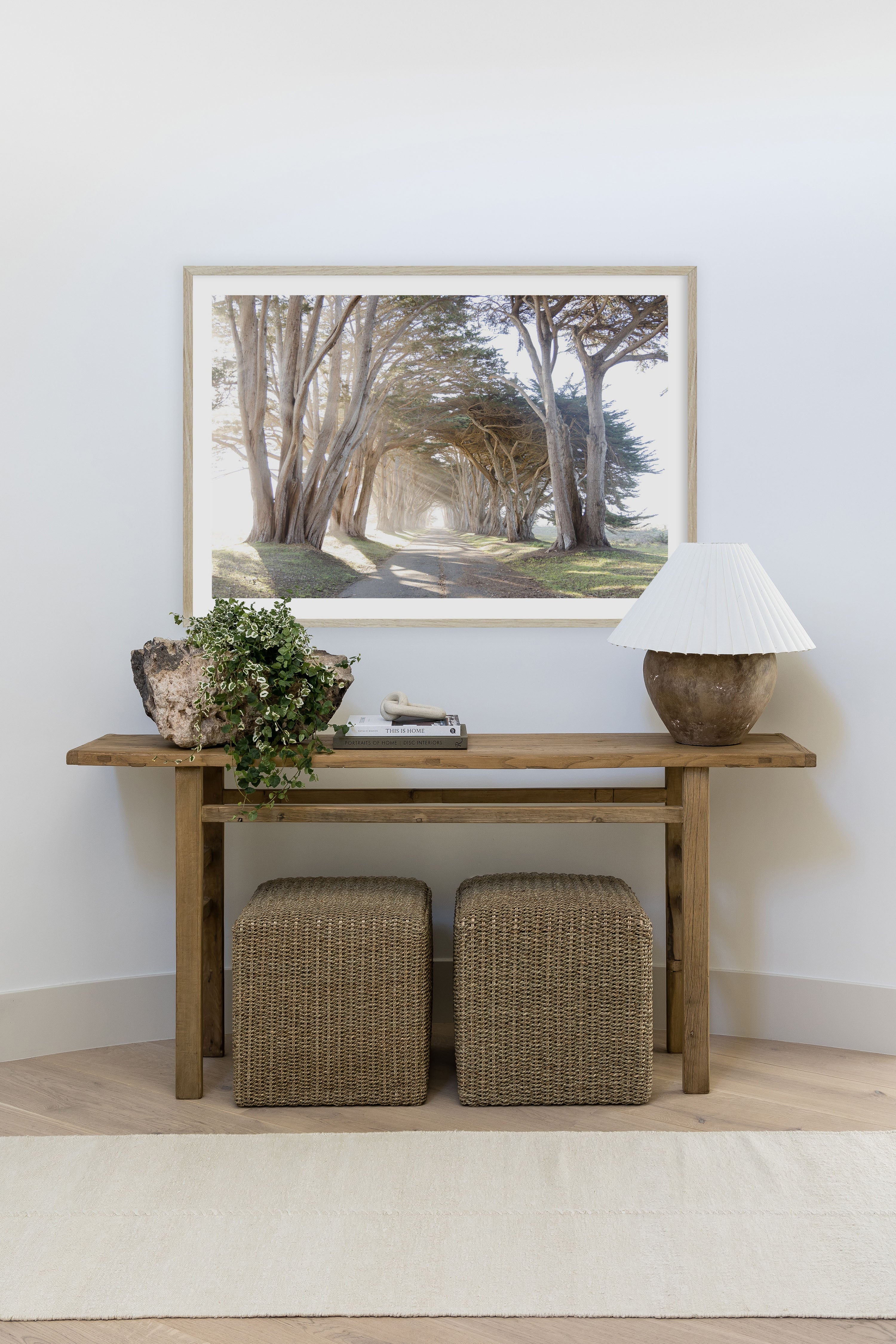 Koukila Stitch Hand Woven Linen Area Rug RUGS - Linen Momeni