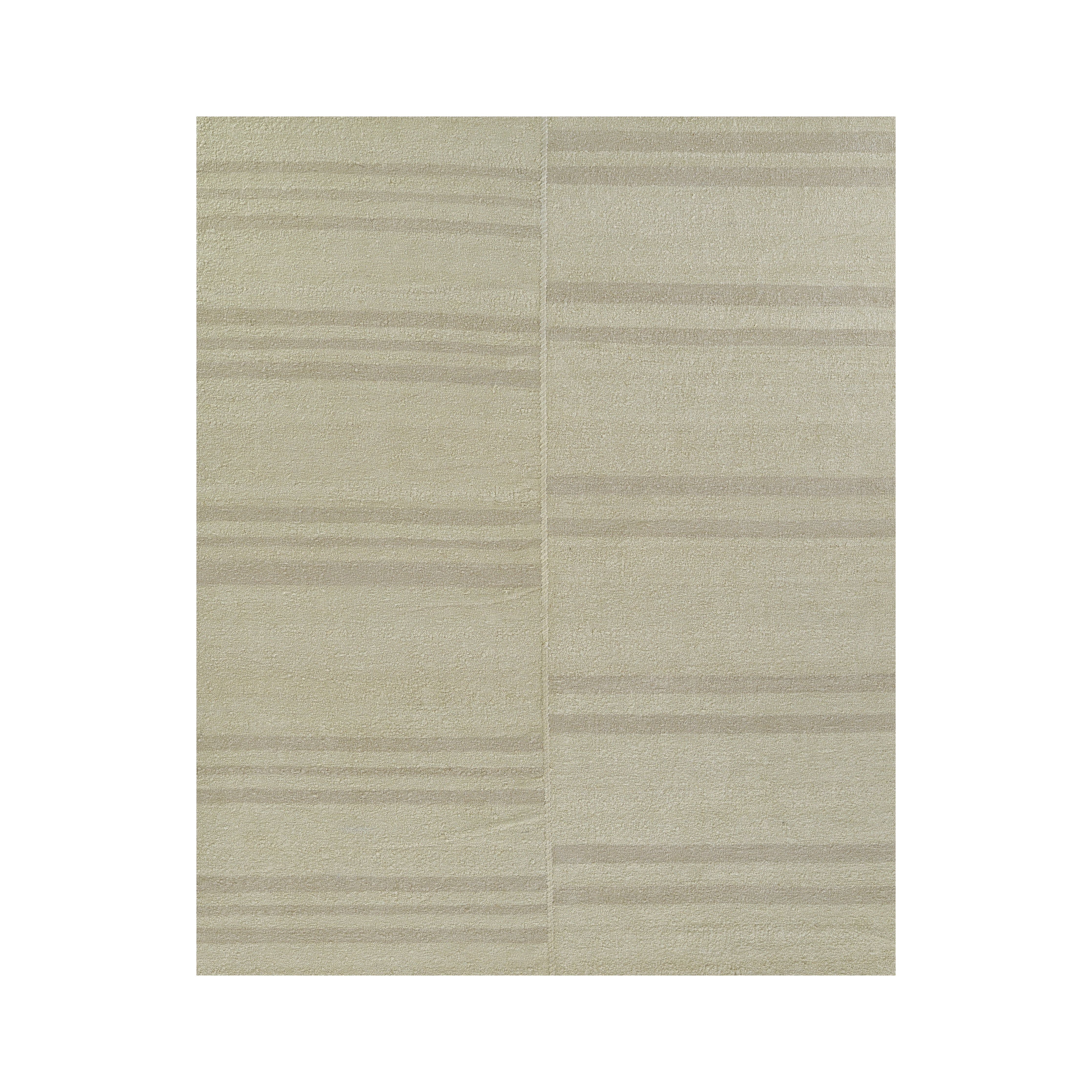 Koukila Stitch Hand Woven Linen Area Rug RUGS - Linen Momeni Broken Stripe 2'6" x 8' Runner