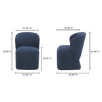 Lenny Rolling Dining Chair FURNITURE - dining chair Moe's Furniture
