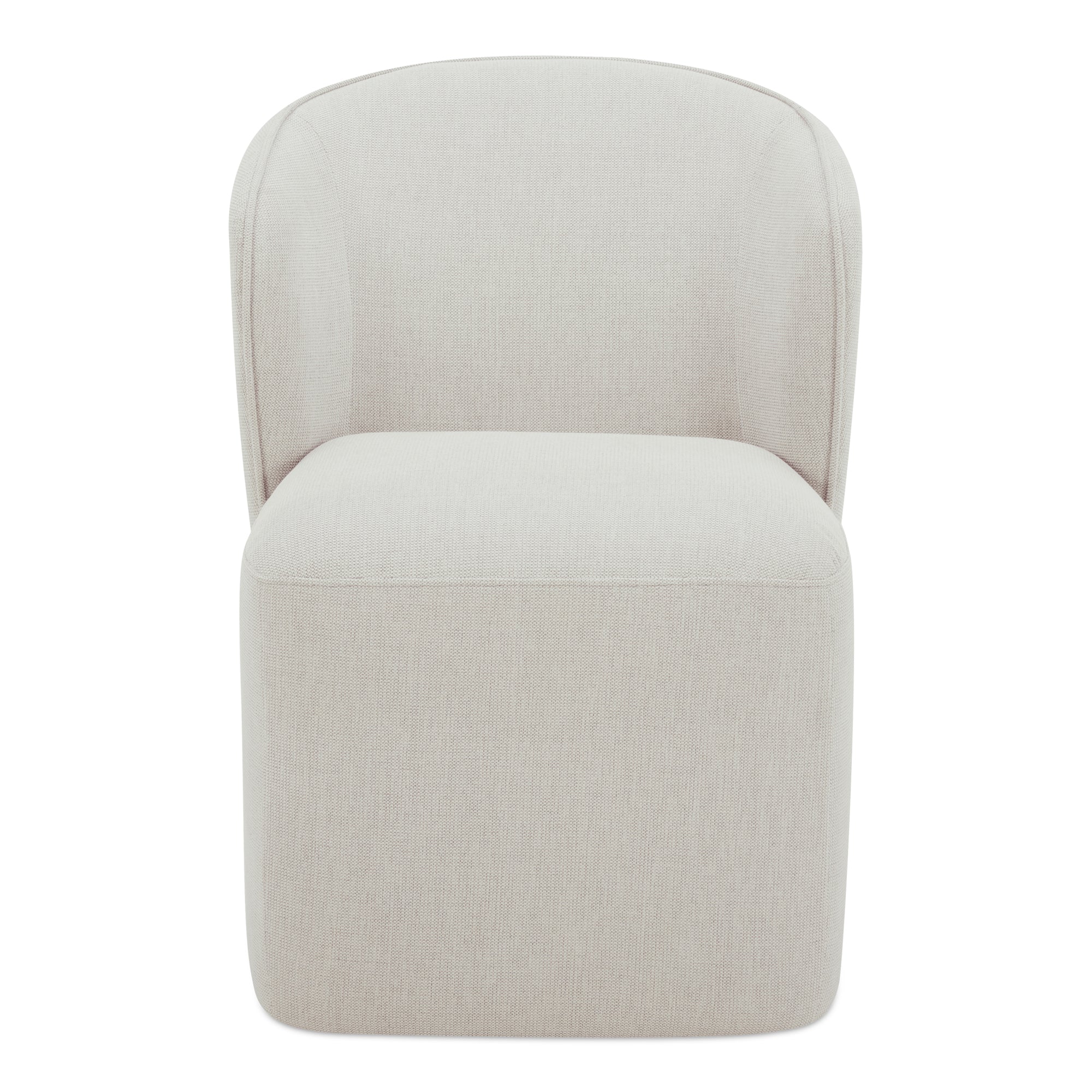 Lenny Rolling Dining Chair FURNITURE - dining chair Moe's Furniture Grey
