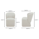 Lenny Rolling Dining Chair FURNITURE - dining chair Moe's Furniture