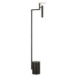 Melange 52" Floating Disc Floor Lamp LIGHTING - floor lamp Visual Comfort Bronze