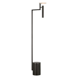 Melange 52" Floating Disc Floor Lamp LIGHTING - floor lamp Visual Comfort Bronze
