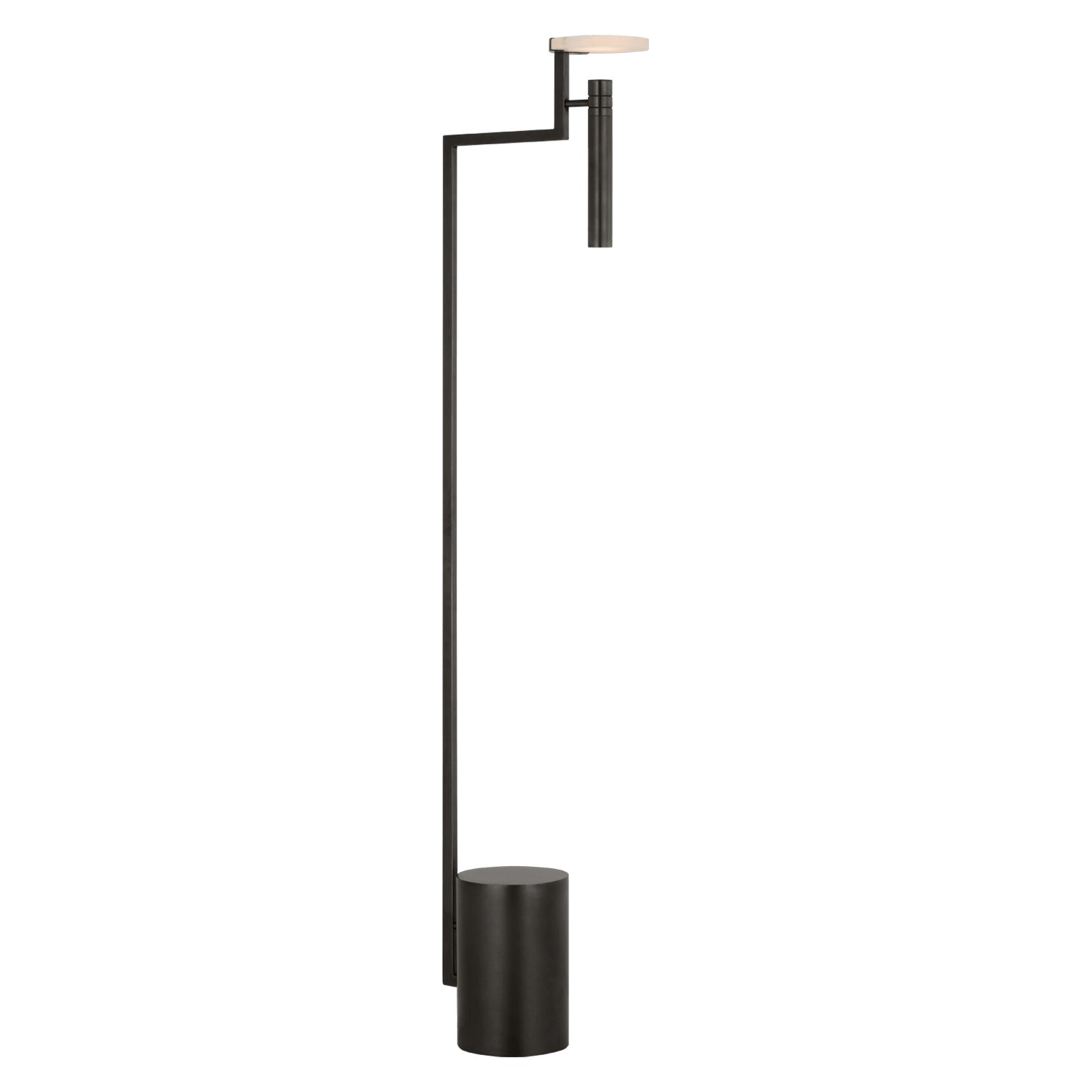 Melange 52" Floating Disc Floor Lamp, Bronze