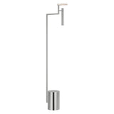 Melange 52" Floating Disc Floor Lamp LIGHTING - floor lamp Visual Comfort Polished Nickel