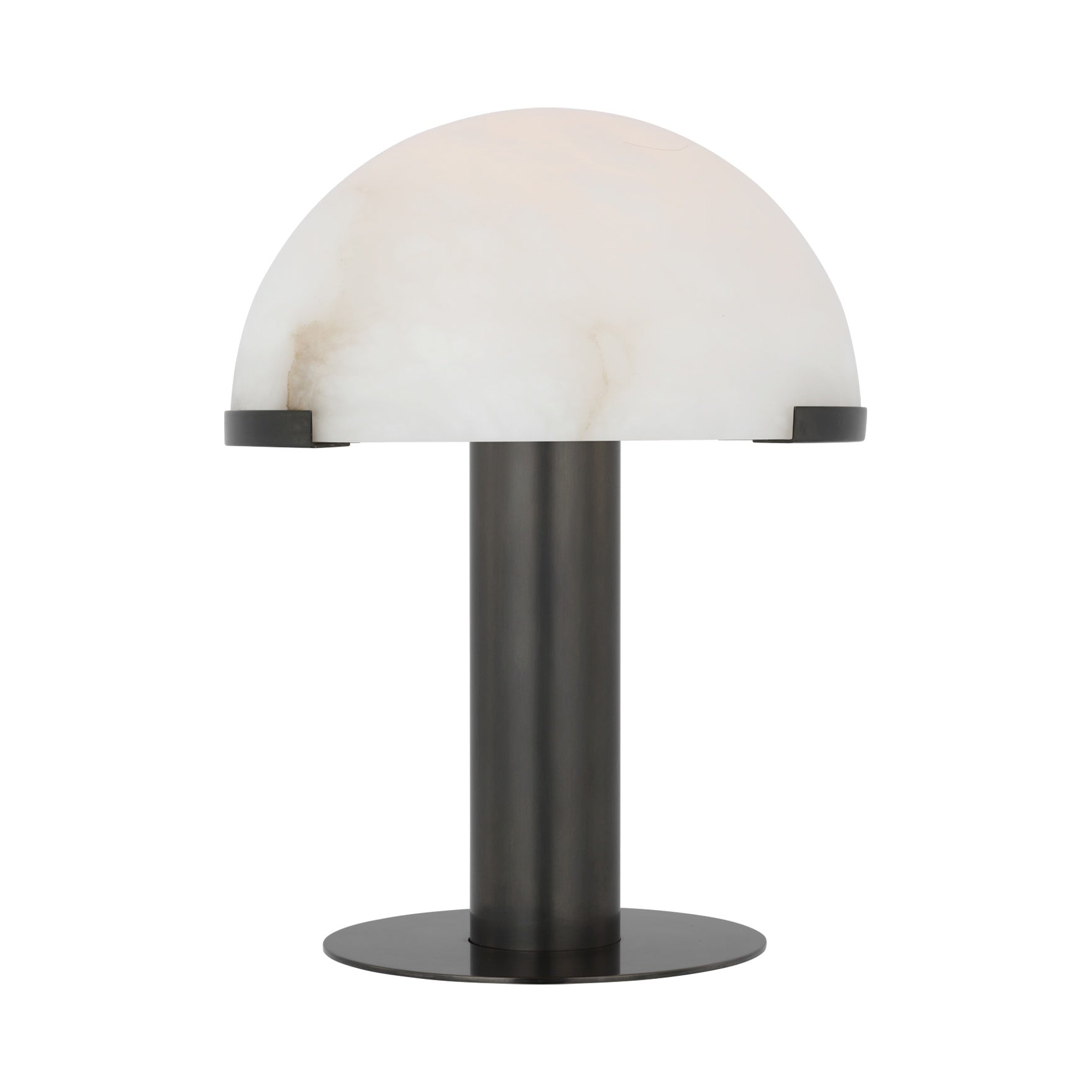 Melange 12" Rechargeable Table Lamp LIGHTING - table lamp Visual Comfort Bronze