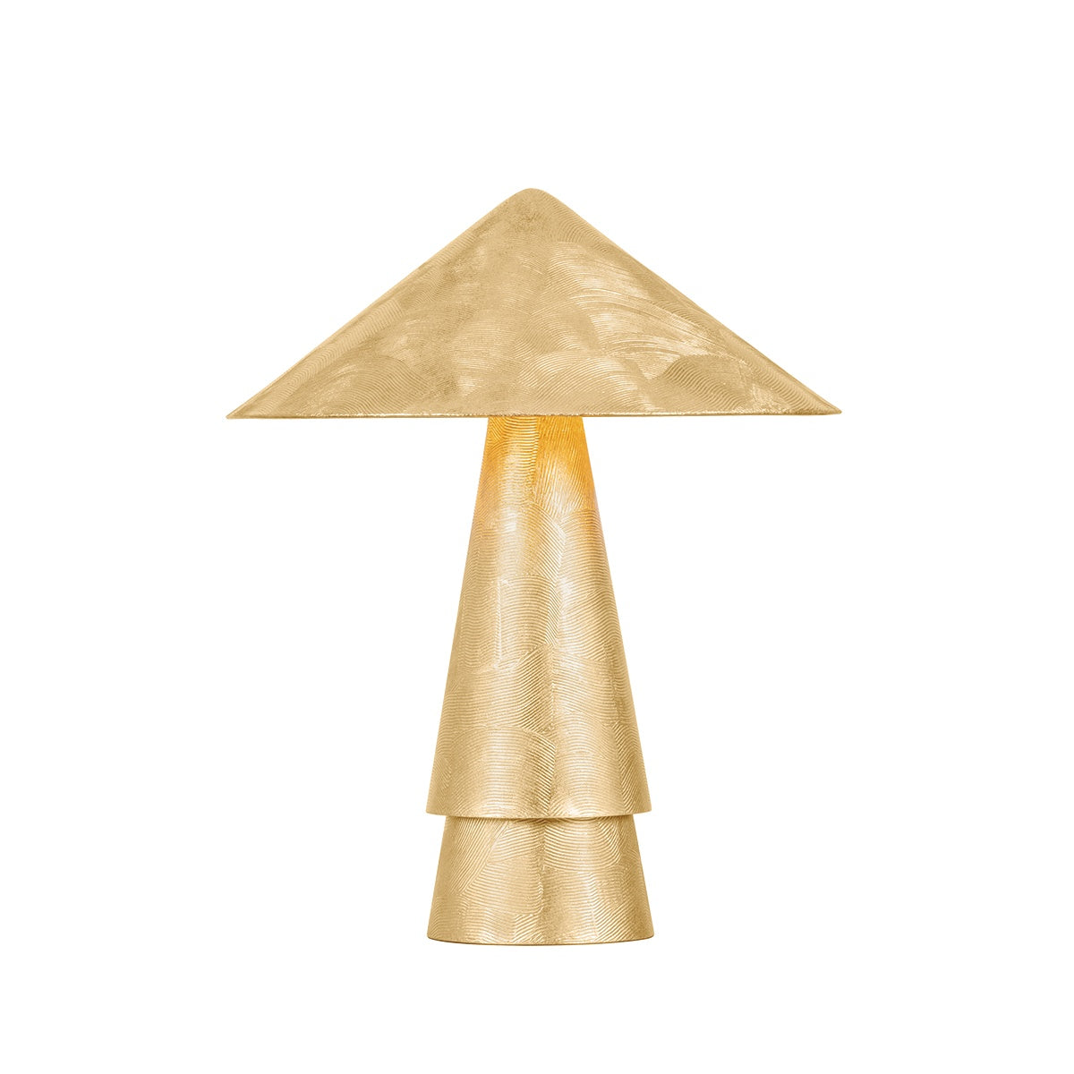 Foxton Table Lamp, Vintage Gold Leaf