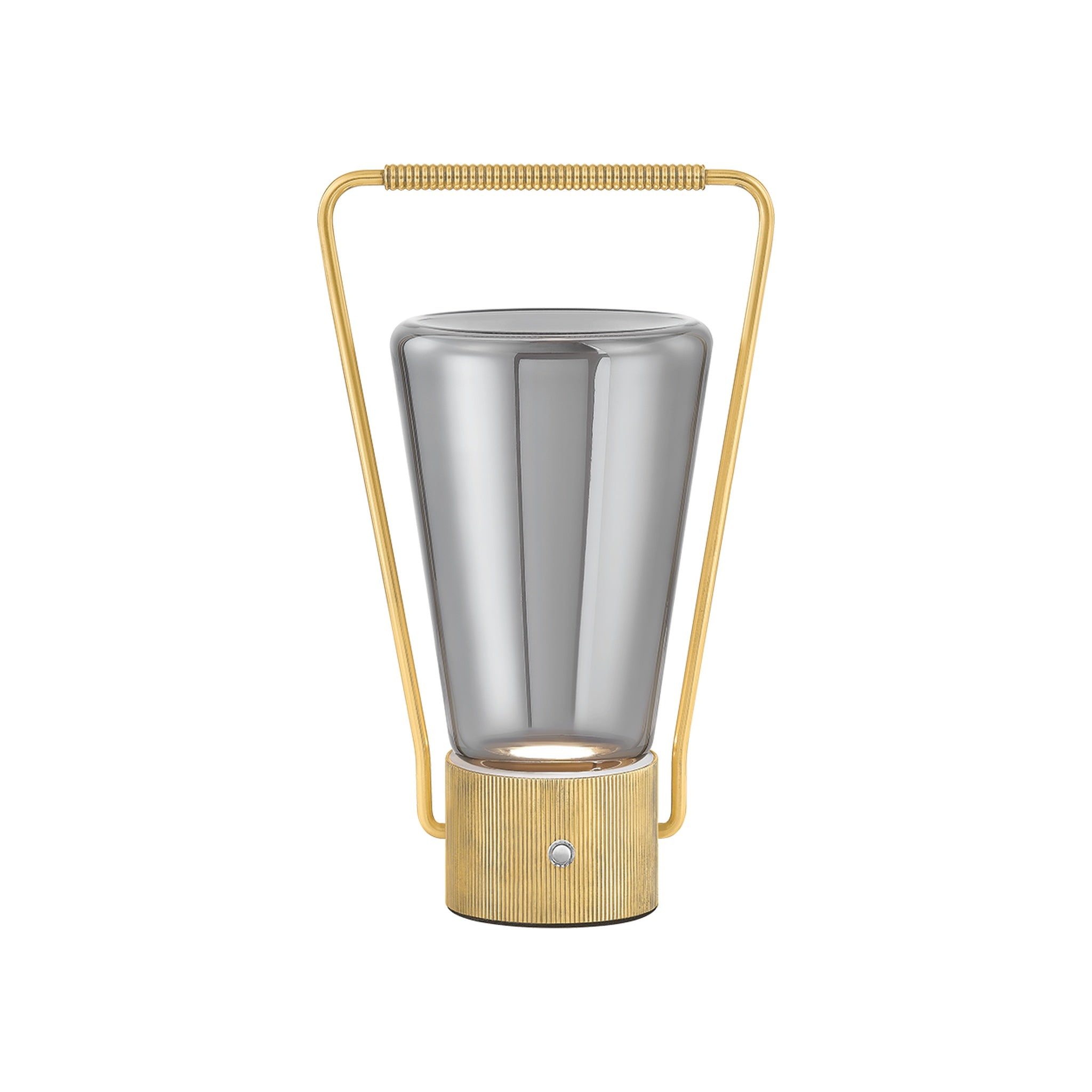 Booker Rechargeable Table Lamp, Aged Brass