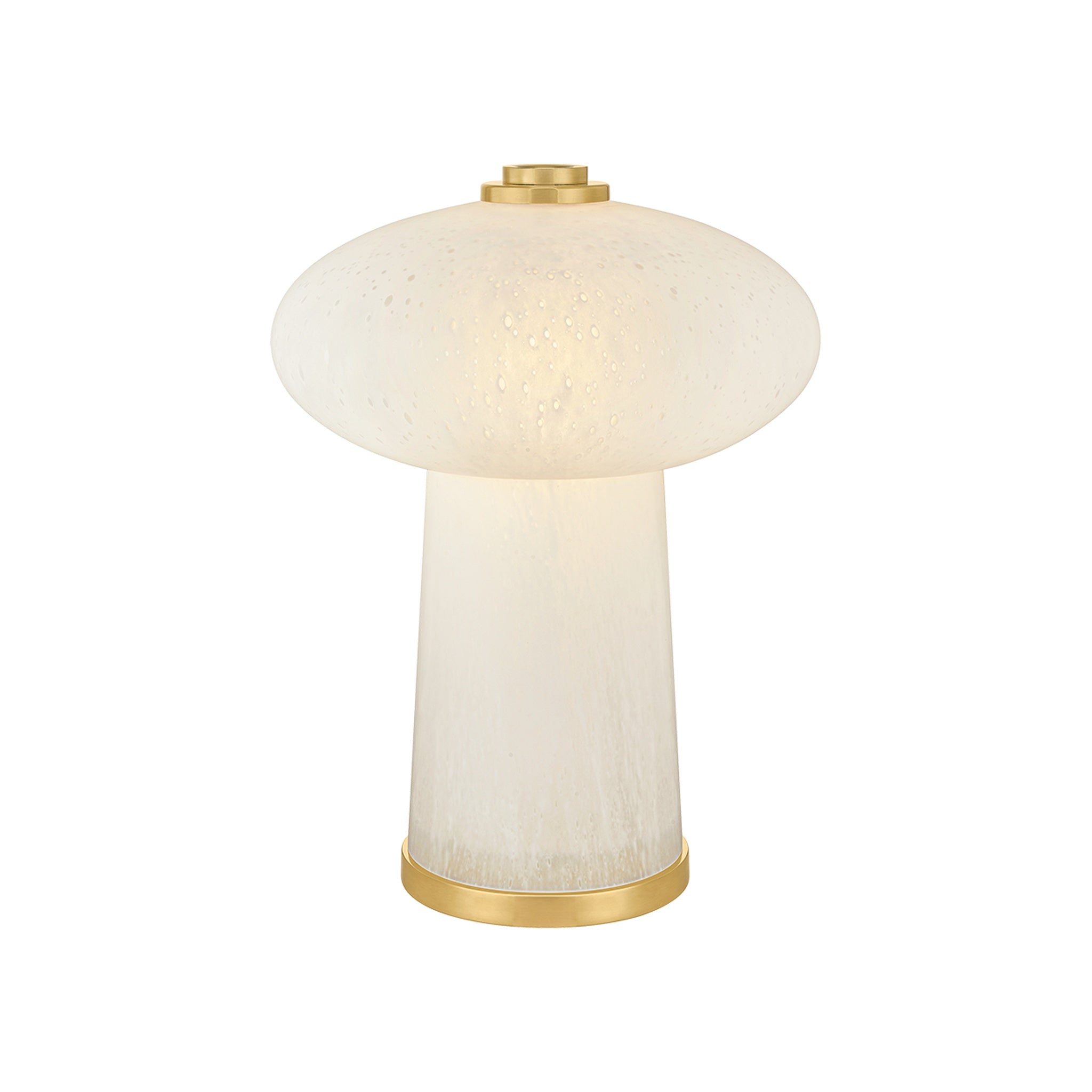 Fords Rechargeable Table Lamp, Aged Brass