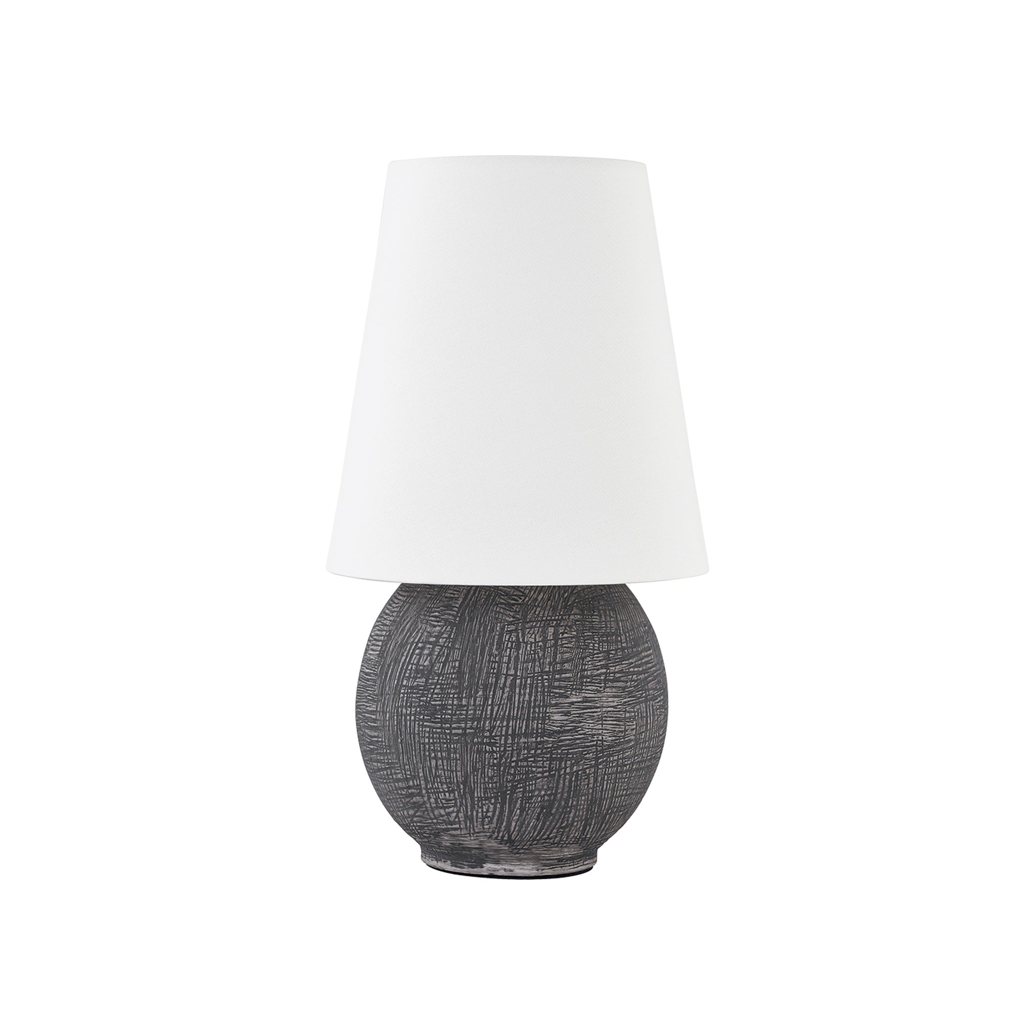 Ulsterville Rechargeable Table Lamp, Aged Brass / Ceramic Greystone