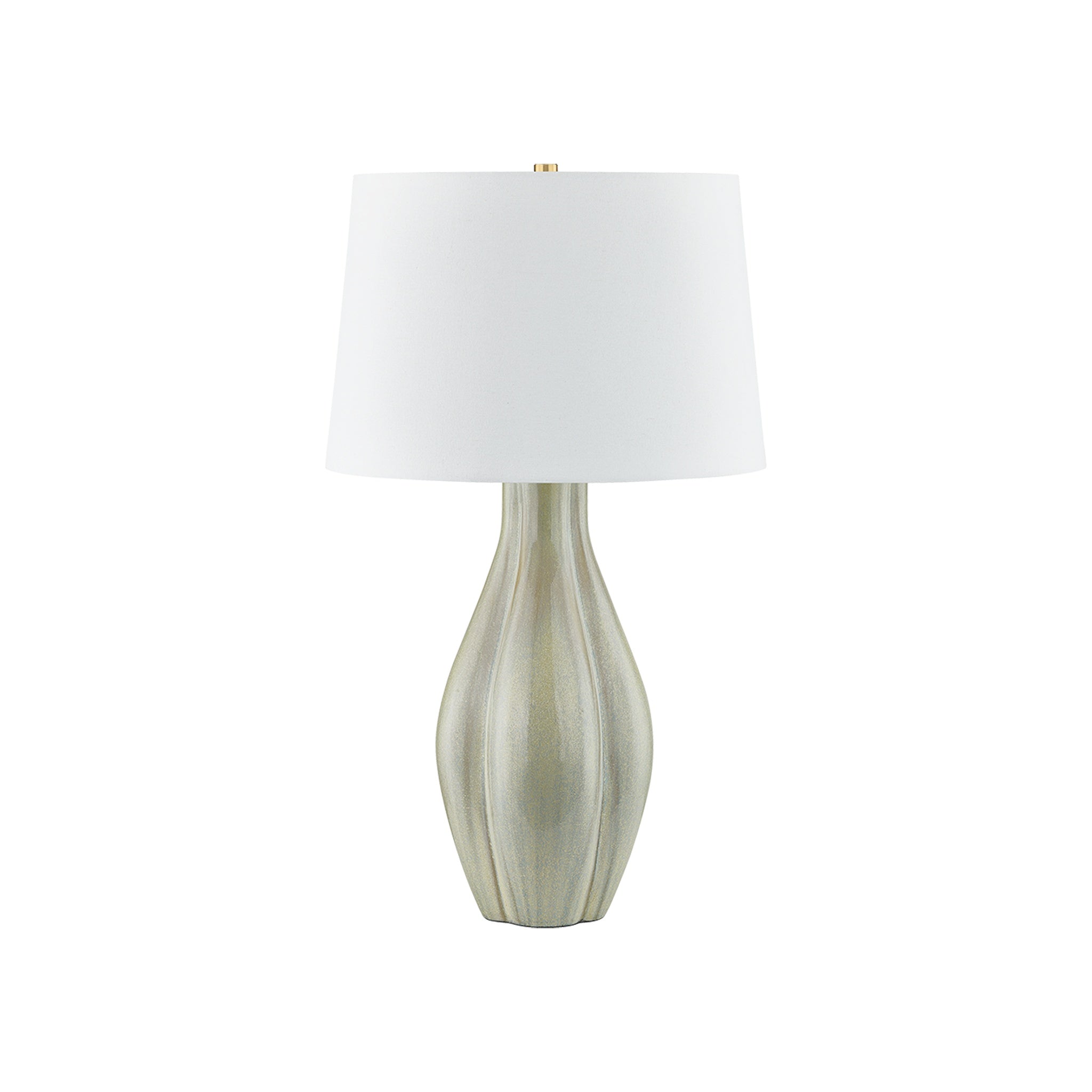 Galloway Table Lamp, Aged Brass