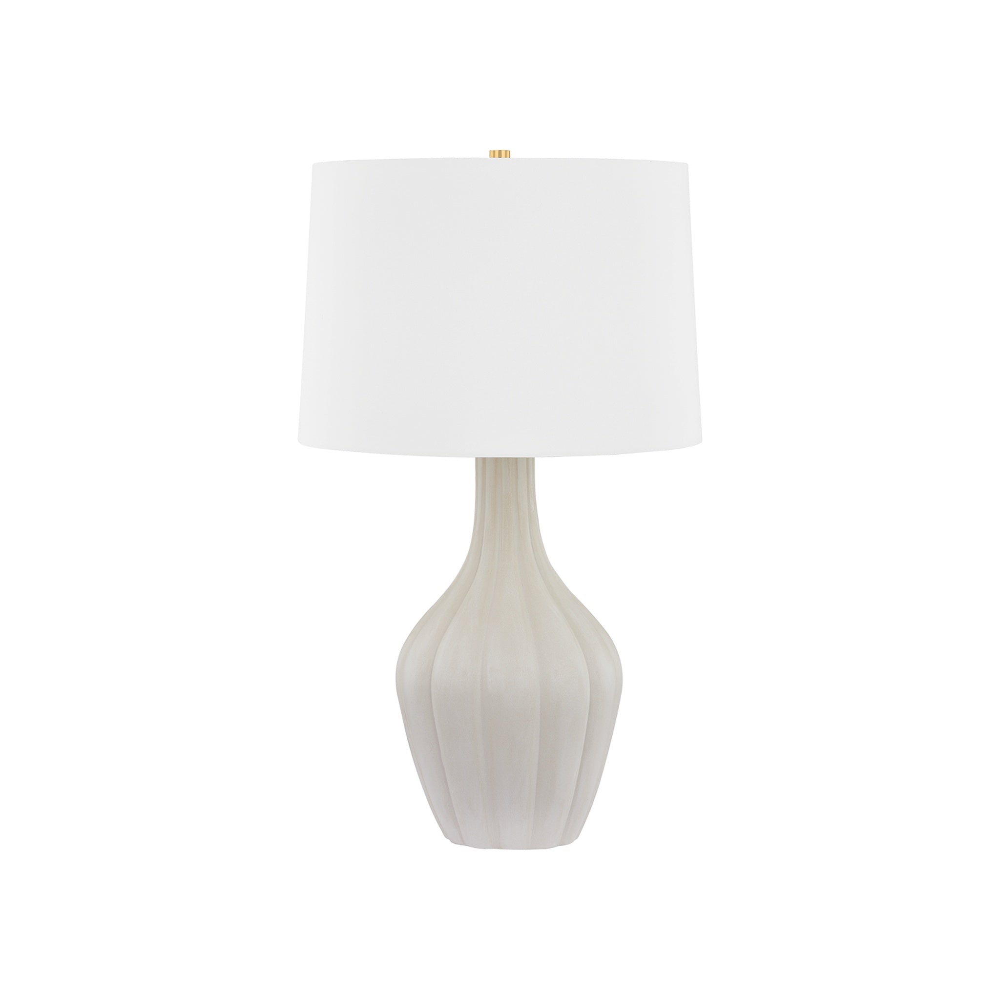 Glendora Table Lamp, Aged Brass
