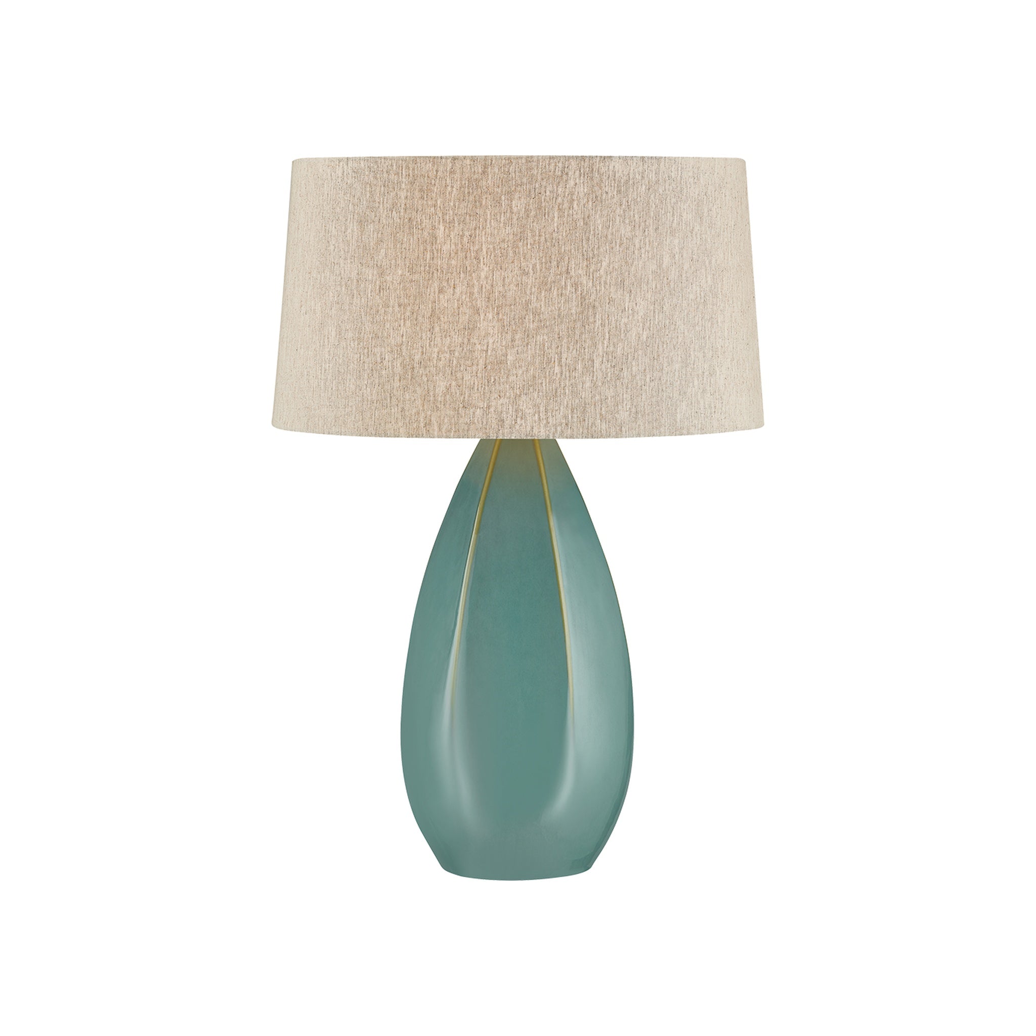 Colwyn Table Lamp, Aged Brass