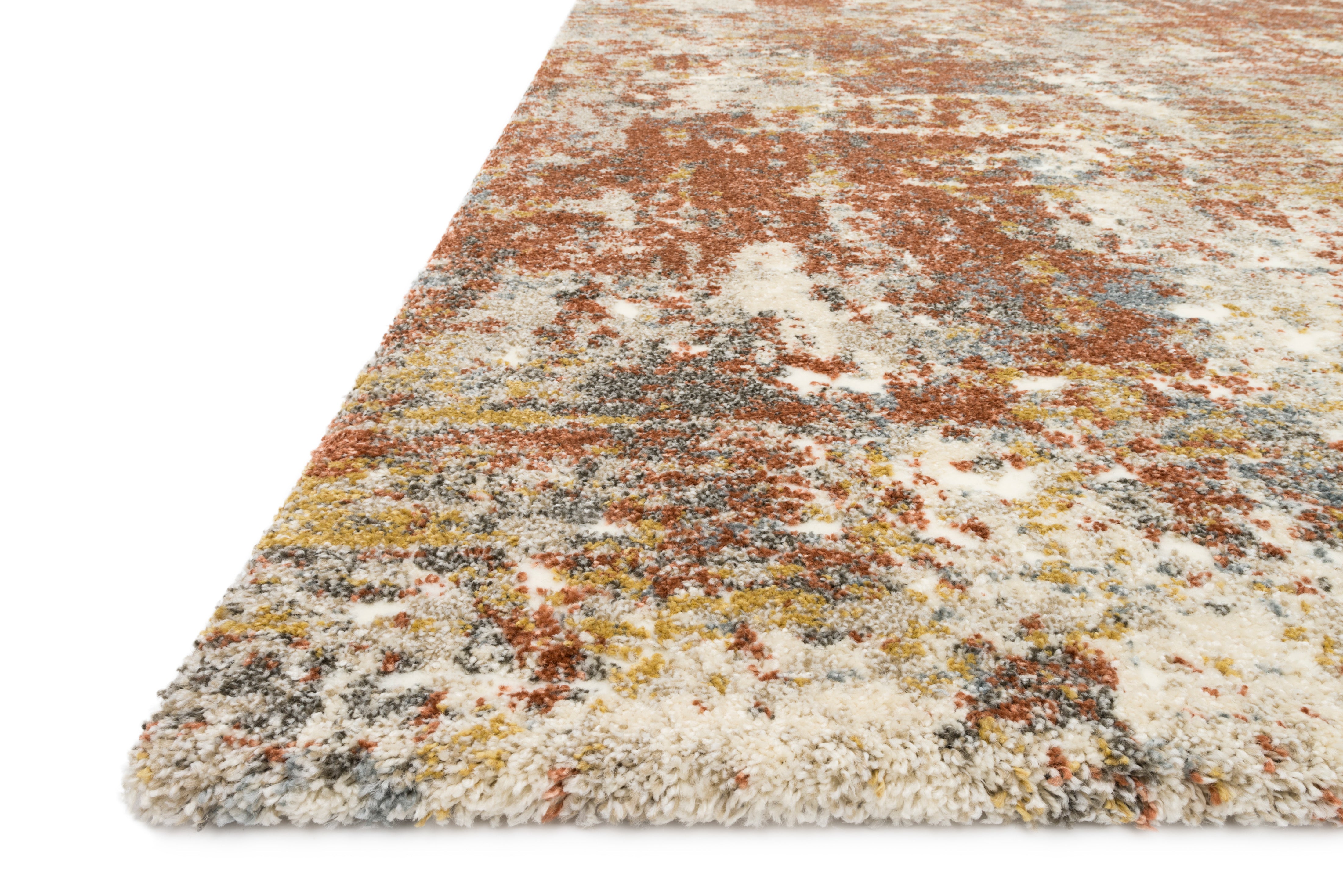Loloi Landscape Rust Rug RUGS - synthetic Loloi