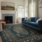 Rifle Paper Co. x Loloi Laurel Navy Sample Rug No.2 RUGS - synthetic Loloi
