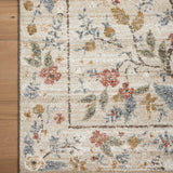 Rifle Paper Co. x Loloi Laurel Peacock Garden Cream Rug 0-RUGS-patterned Loloi