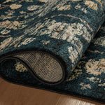 Rifle Paper Co. x Loloi Laurel Peacock Garden Navy Rug 0-RUGS-patterned Loloi
