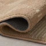 Chris Loves Julia x Loloi Lawrence Sand / Ivory Bath Mat - Rug & Weave