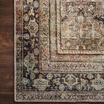 Loloi Layla Olive / Charcoal Rug 0-RUGS-patterned Loloi