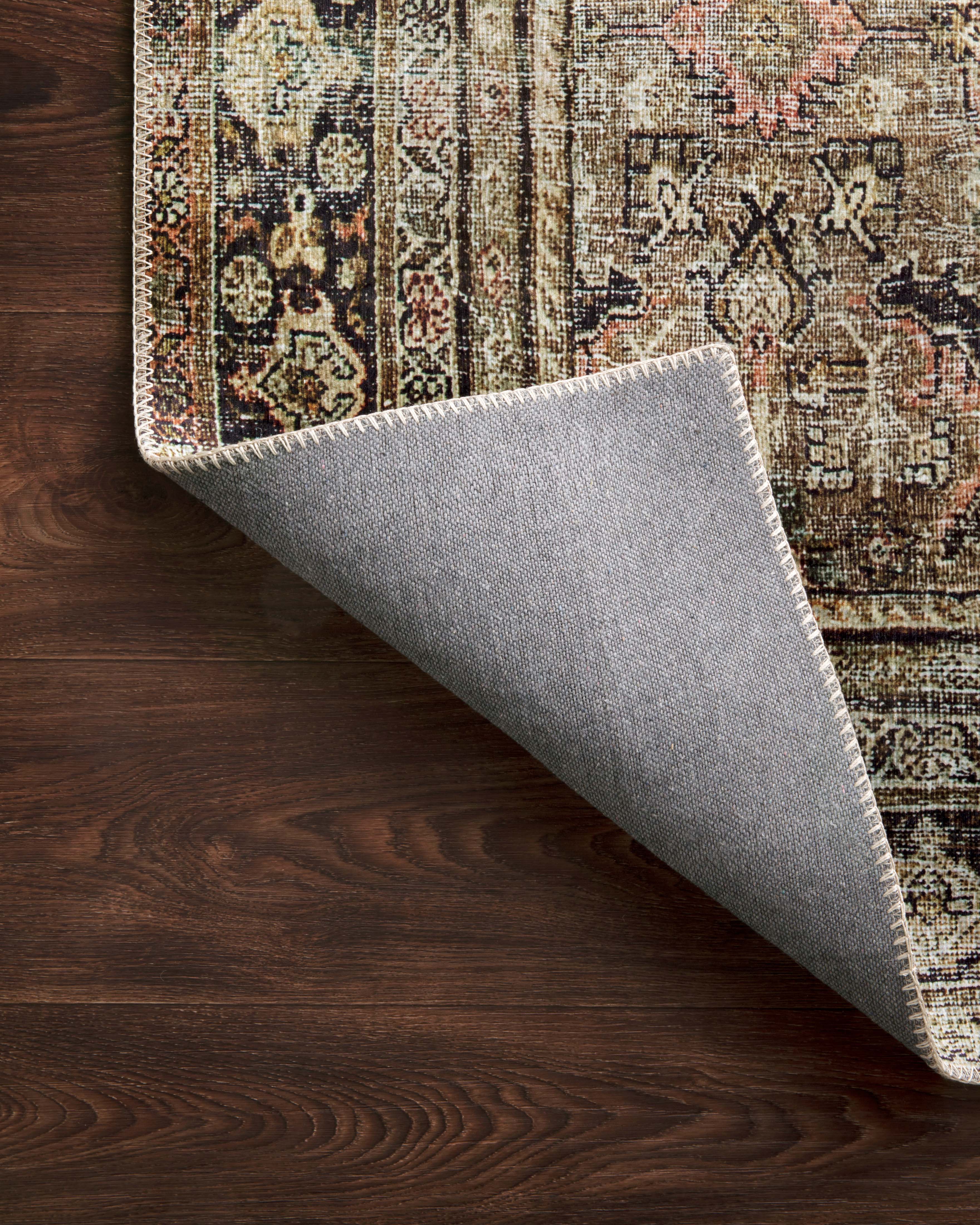 Loloi Layla Olive / Charcoal Rug 0-RUGS-patterned Loloi