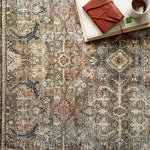 Loloi Layla Olive / Charcoal Rug 0-RUGS-patterned Loloi