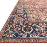 Loloi Layla Red / Navy Rug 2-RUGS - patterned Loloi