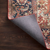 Loloi Layla Red / Navy Rug 2-RUGS - patterned Loloi
