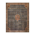 Loloi Layla Cobalt Blue / Spice Rug RUGS - synthetic Loloi 18" x 18"